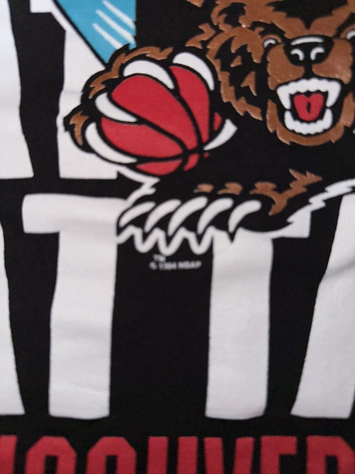 NBA 1994 NBA Vancouver Grizzlies T Shirt Size US XL / EU 56 / 4 - 4 Thumbnail