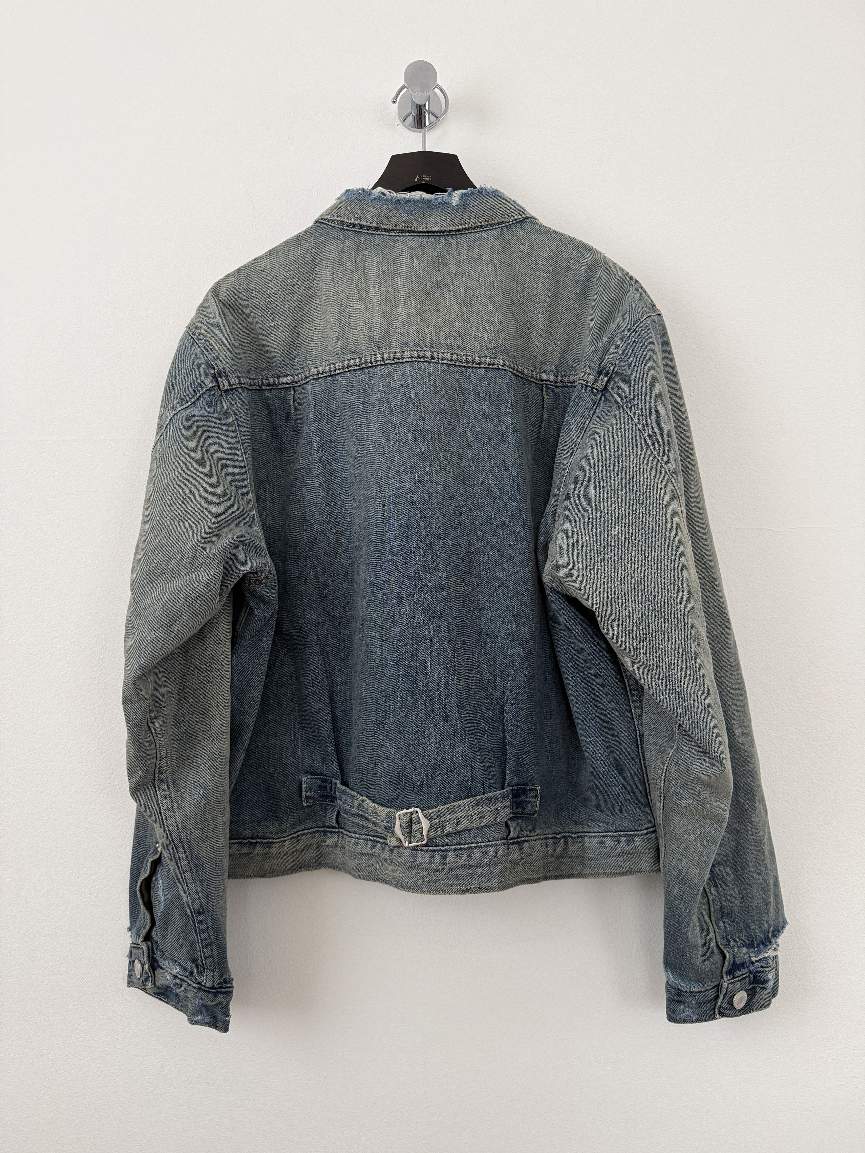 Enfants Riches Deprimes Distressed Lined Denim Jacket Size US L / EU 52-54 / 3 - 4 Thumbnail