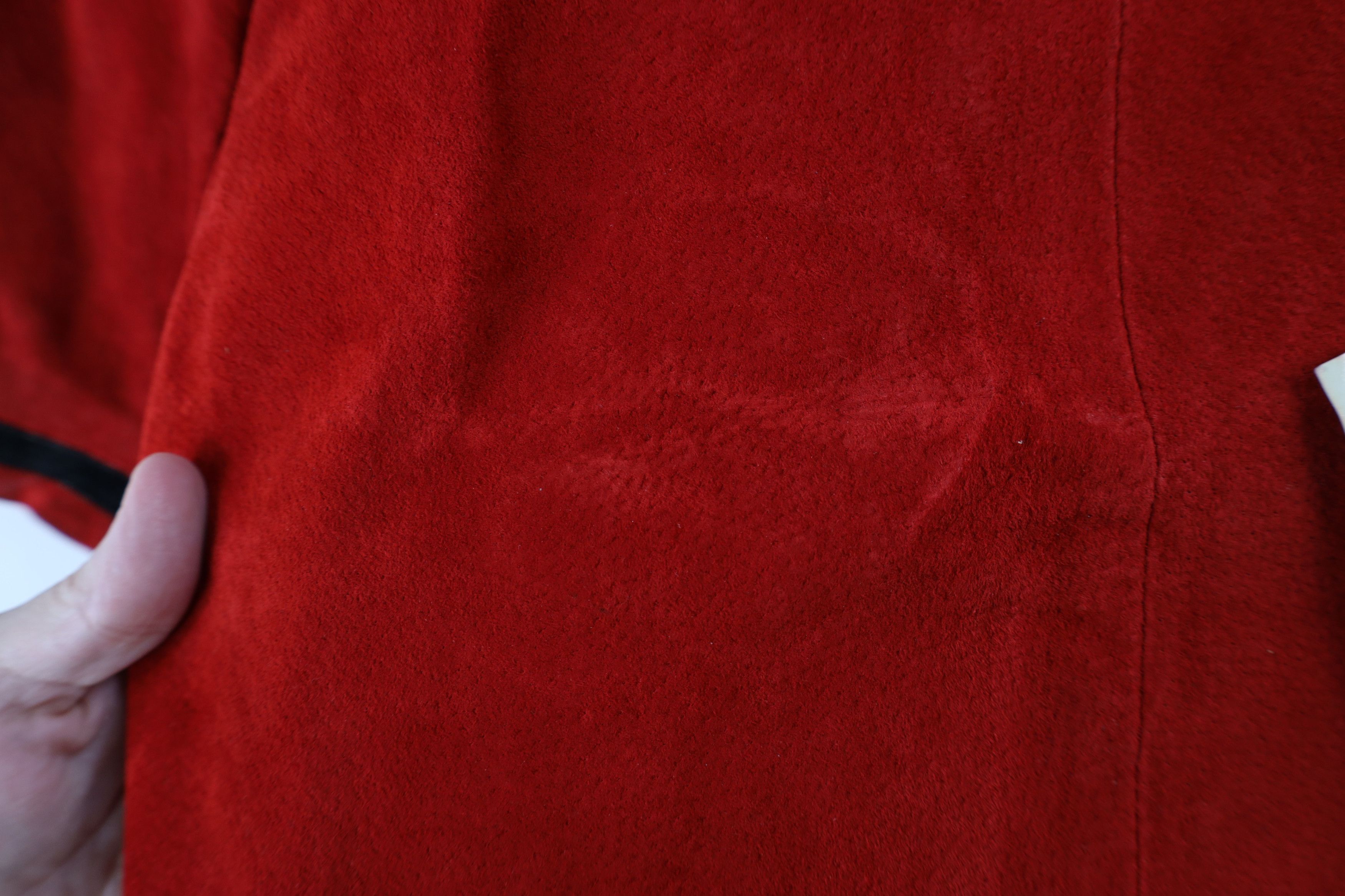Vintage Deadstock Vintage 90s Streetwear Short Sleeve Suede Jacket Size US XL / EU 56 / 4 - 6 Thumbnail