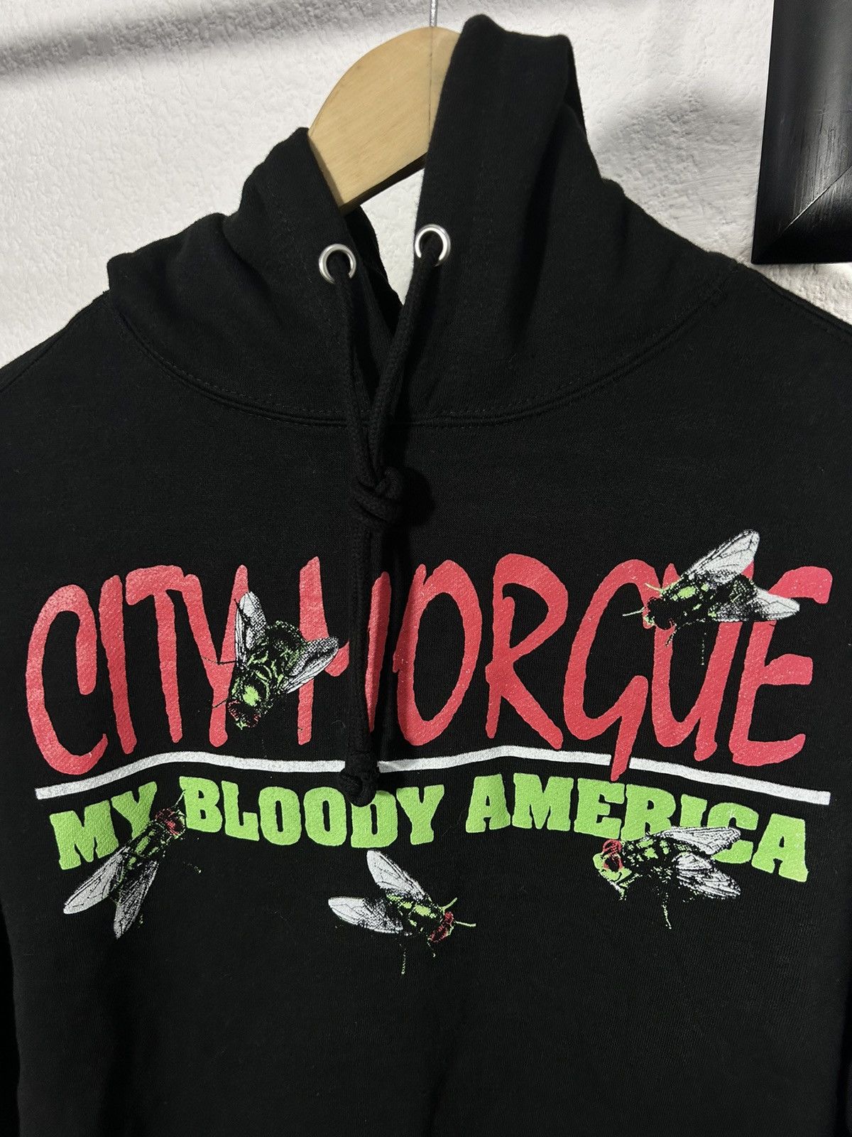 City Morgue MY BLOODY AMERICA HOODIE CITY MORGUE Size US S / EU 44-46 / 1 - 2 Thumbnail