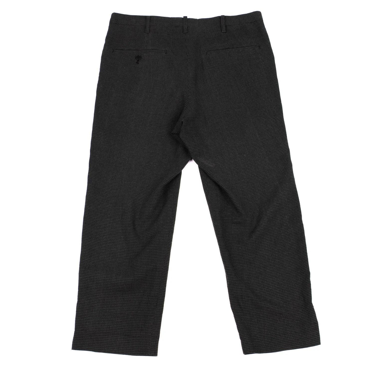 Yohji Yamamoto Yohji Yamamoto Cotton Houndstooth Pants Charcoal Size US 32 / EU 48 - 14 Thumbnail