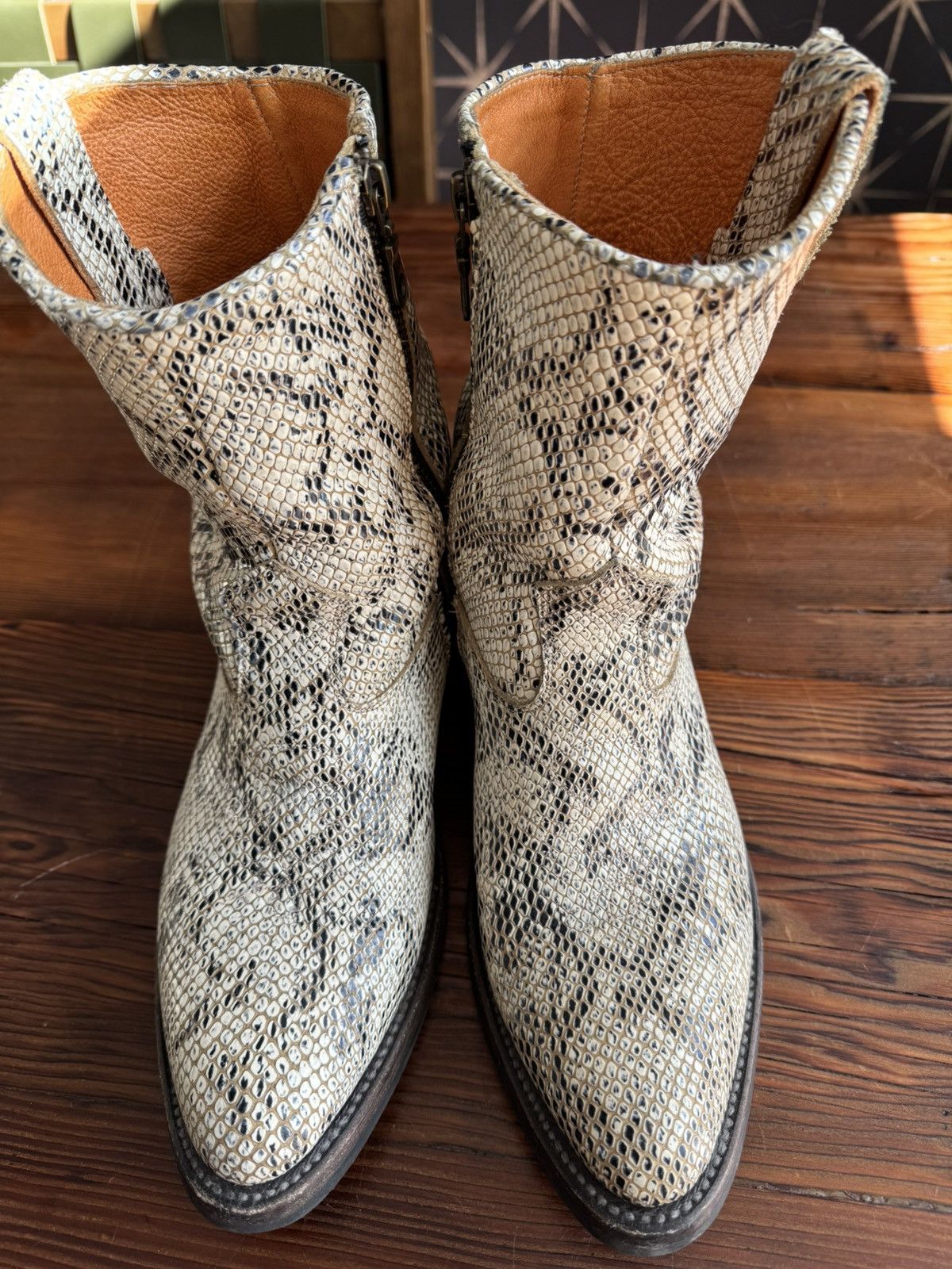 Santa Rosa SOP Heartbreakers in white snake Size US 7.5 / EU 40-41 - 4 Thumbnail