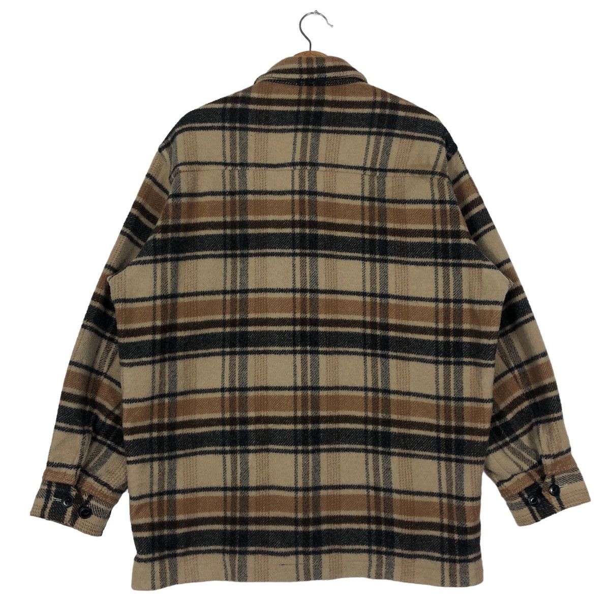 Japanese Brand 🔥90s Vintage Wool Work Jacket Mc Gregor Japan Tartan Design Size US M / EU 48-50 / 2 - 7 Thumbnail