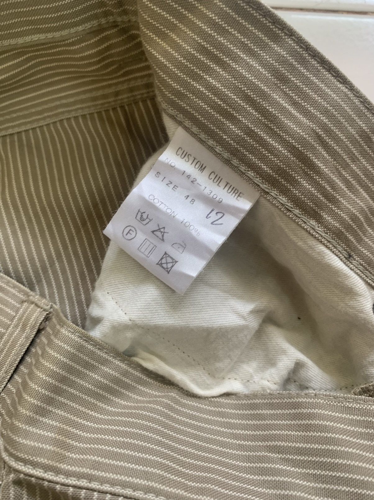 Japanese Brand JAPANESE BRAND CUSTOM CULTURE STRIPED PANTS Size US 32 / EU 48 - 4 Thumbnail