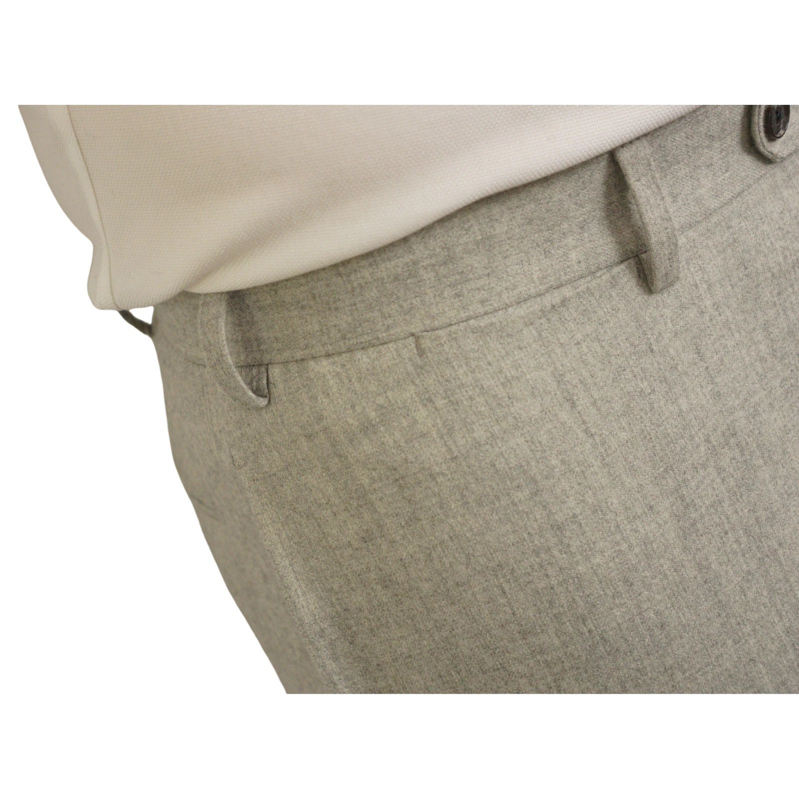 Suitsupply Men Suitsupply Suit Grey La Spalla Drago Circular Wool US40L Size 40L - 7 Thumbnail