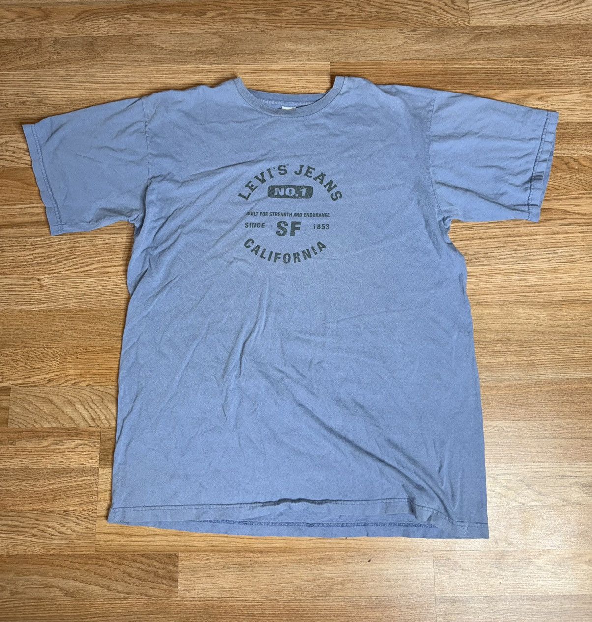 Levi's Vintage Clothing Vintage 90's Levi's Jeans Dry Goods Shirt Made In USA size L Size US L / EU 52-54 / 3 - 1 Thumbnail