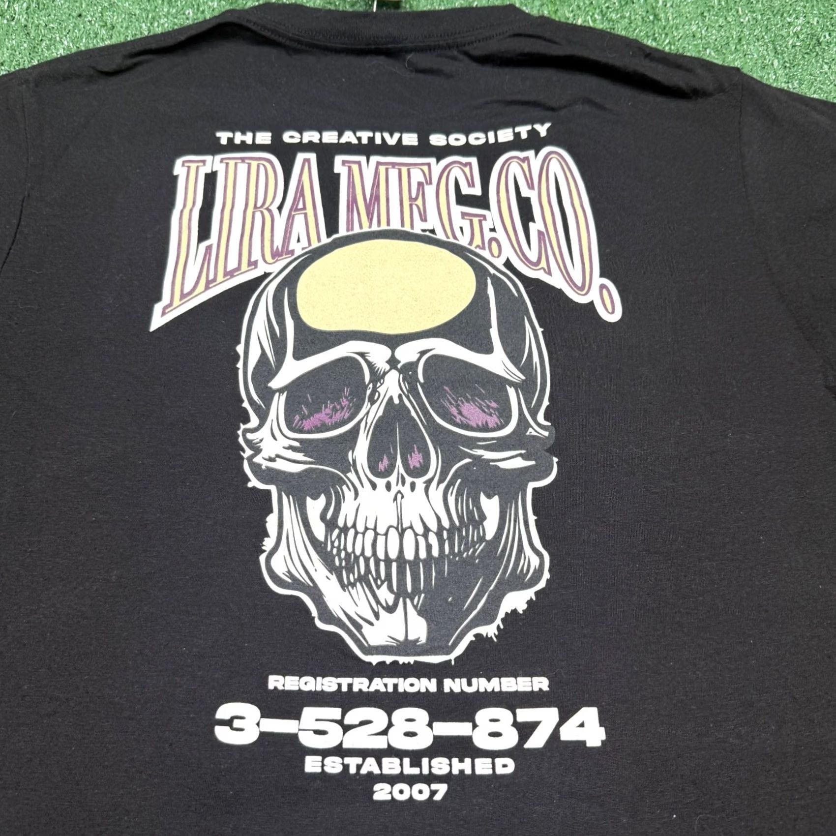 CO Lira MFG CO Graphic T Shirt Men's M Black Short Sleeve Crew Neck Tee Casual Size US M / EU 48-50 / 2 - 2 Thumbnail