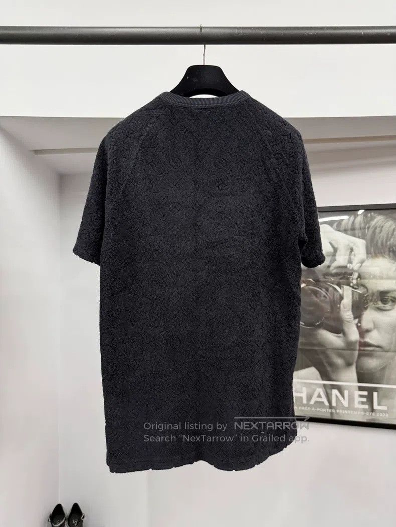 Louis Vuitton Louis Vuitton Black embossed presbyopic towel material sho Size US M / EU 48-50 / 2 - 3 Thumbnail