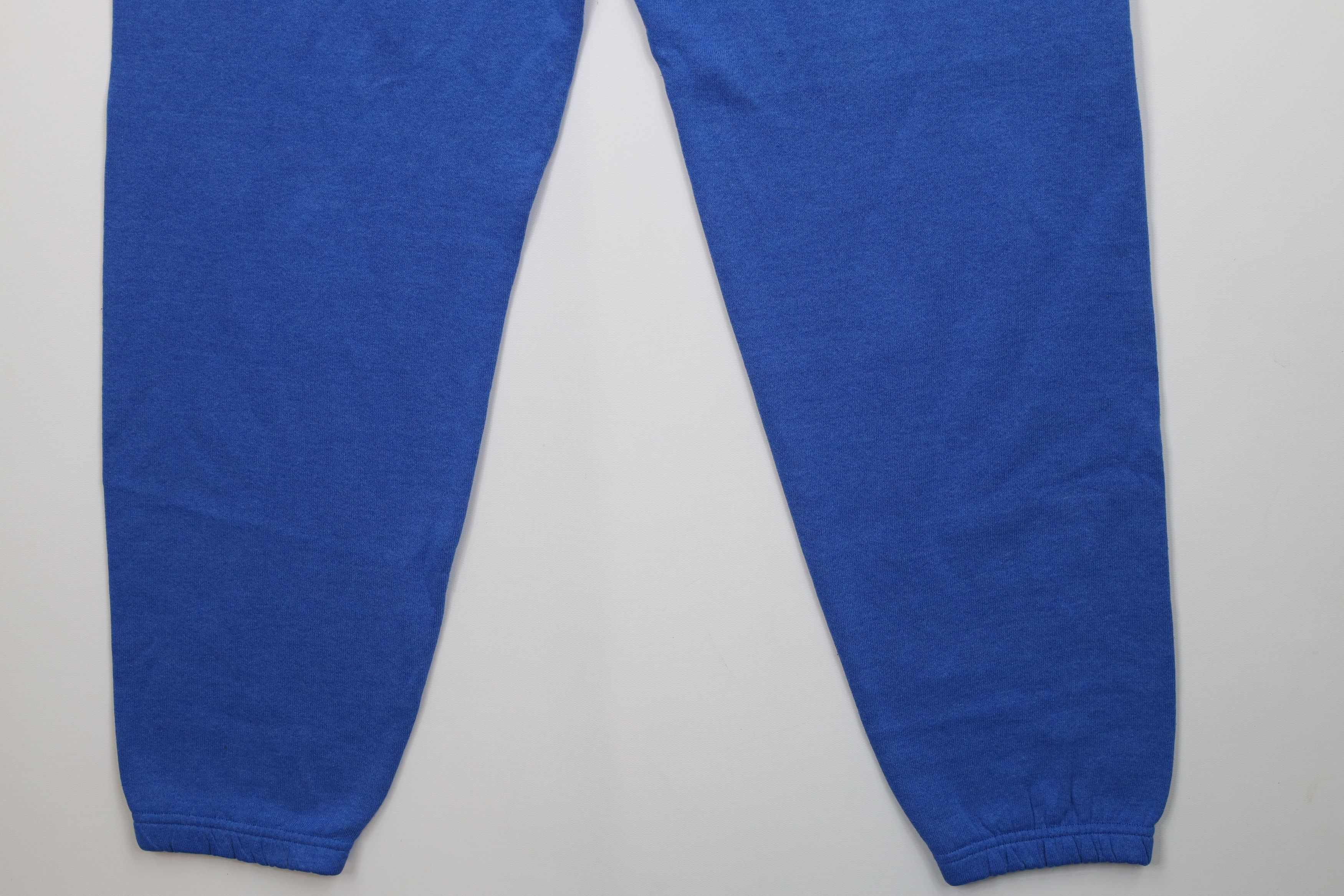 Vintage Vintage 90s Streetwear Sweatpants Joggers Royal Blue USA Size US 34 / EU 50 - 12 Thumbnail