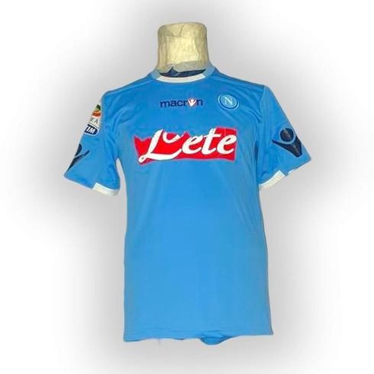 Macron SSC Napoli Italy 2010 2011 Home Shirt Jersey Size US M / EU 48-50 / 2 - 3 Thumbnail