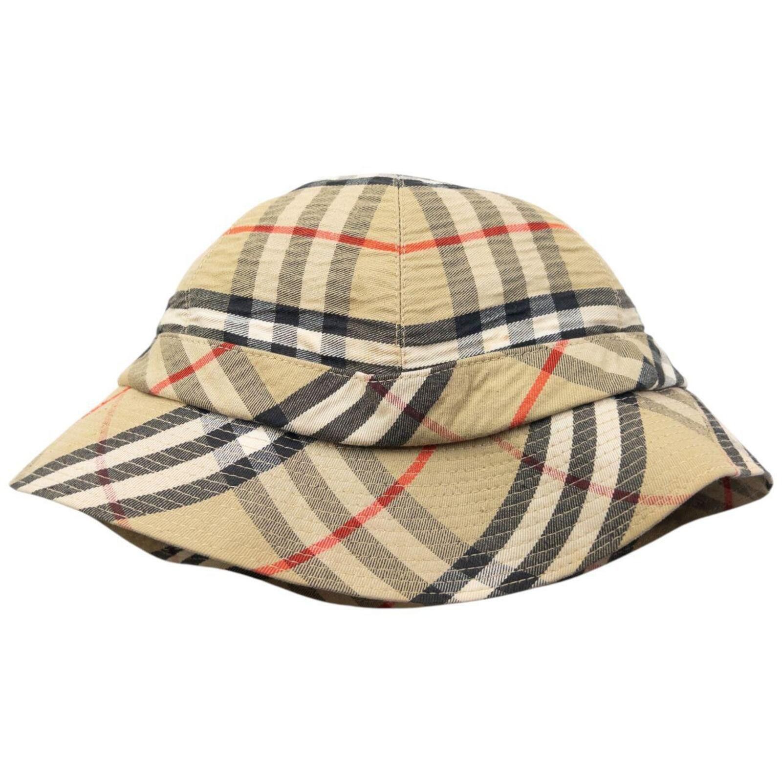 Burberry Vintage 80s Burberry Nova Check Bucket Hat Size M Size ONE SIZE - 6 Thumbnail