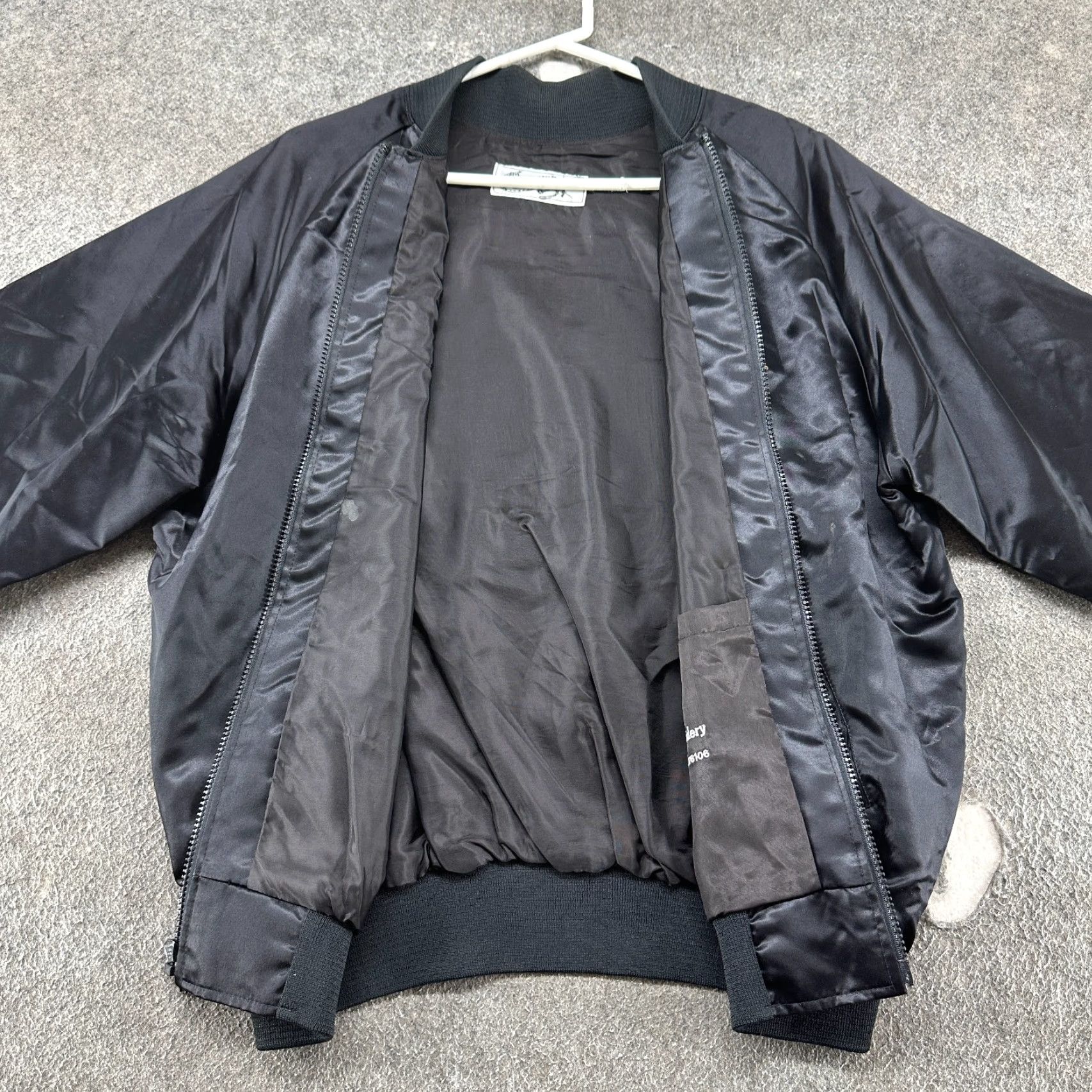 Vintage VINTAGE Snap On Tools Jacket Mens L Black Satin Magnificent Seven Seattle 90s Size US L / EU 52-54 / 3 - 6 Thumbnail