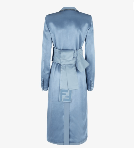 Fendi o1loc1c0824 Overcoat in Blue Size XL / US 12-14 / IT 48-50 - 2 Thumbnail