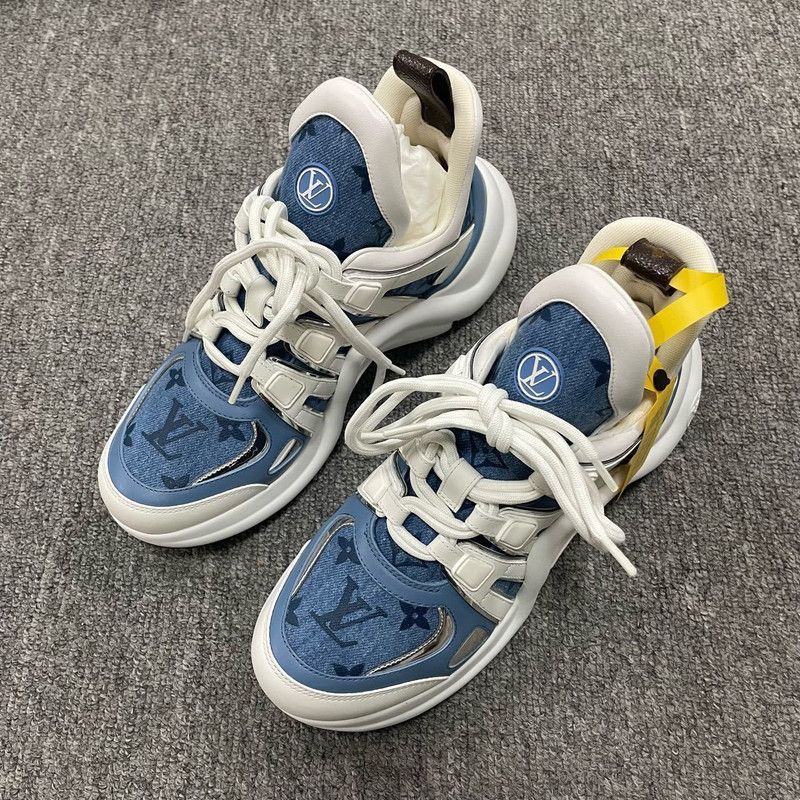 Louis Vuitton Louis Vuitton Sporty Color-Block Casual Sneakers -2508 Size US 7.5 / EU 40-41 - 1 Thumbnail