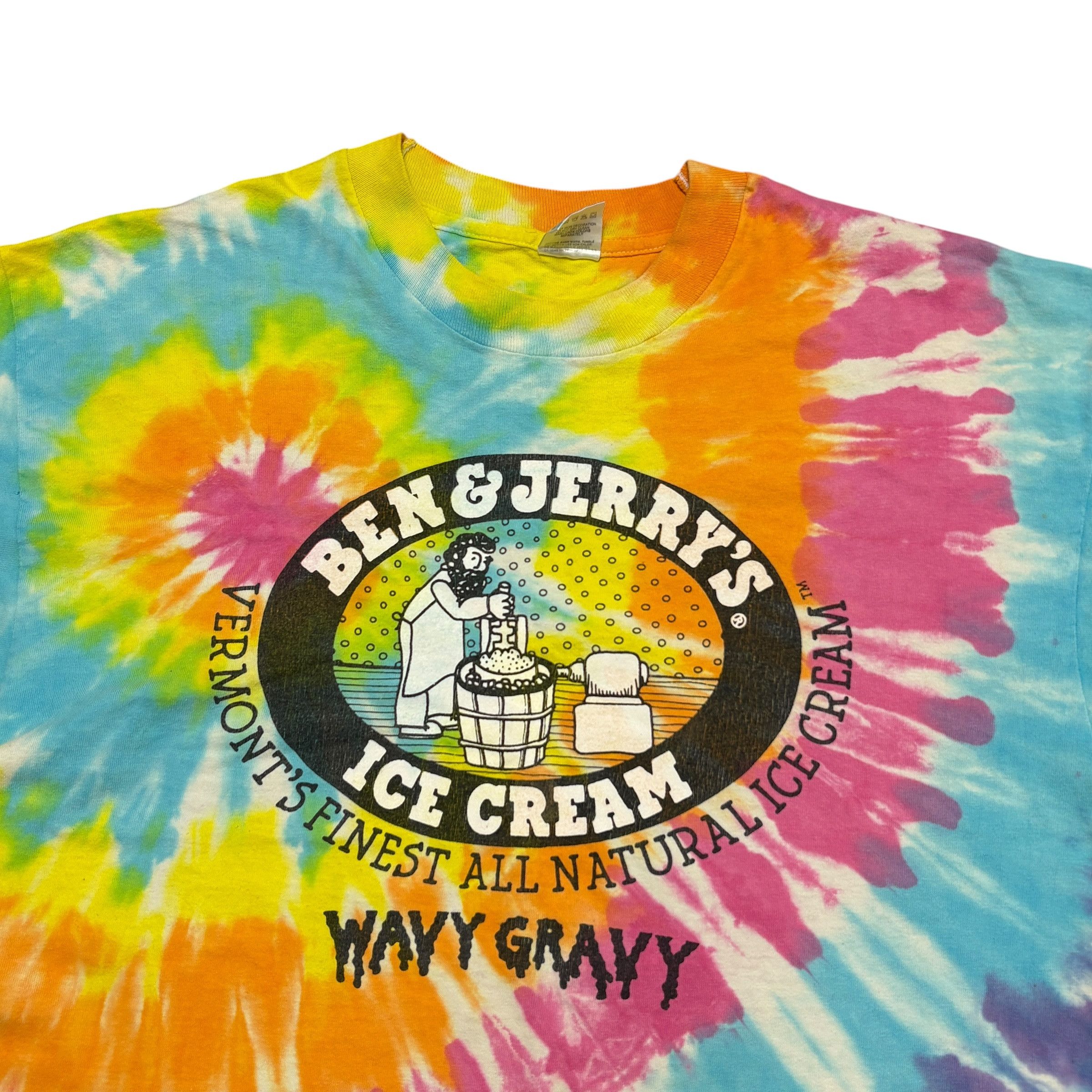 Vintage Vintage Ben And Jerrys Shirt 90s Single Stitch Made In Usa Size US XL / EU 56 / 4 - 3 Thumbnail