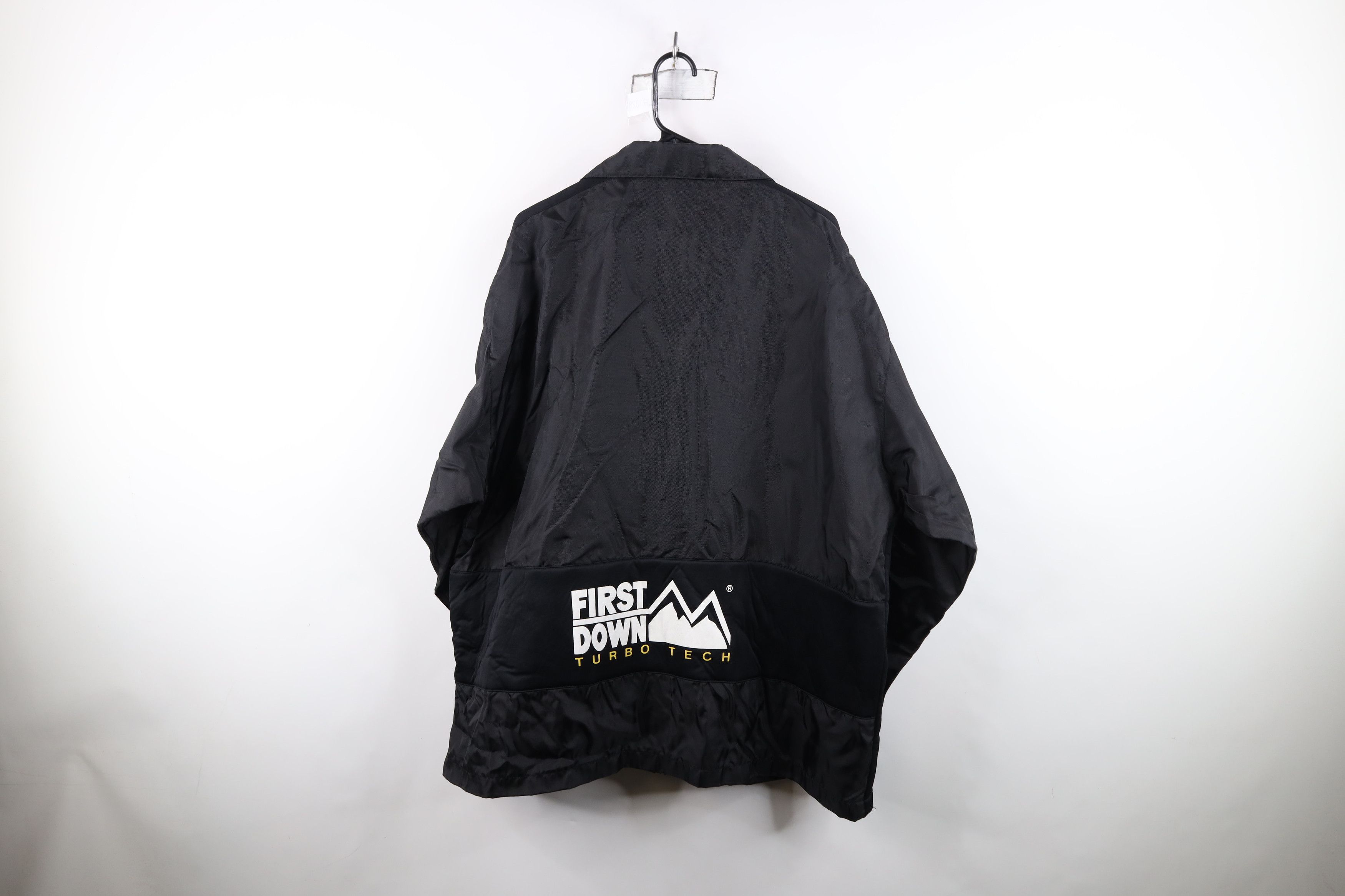 Vintage Vintage 90s Streetwear Baggy Fit Full Zip Jacket Black Size US XL / EU 56 / 4 - 13 Thumbnail