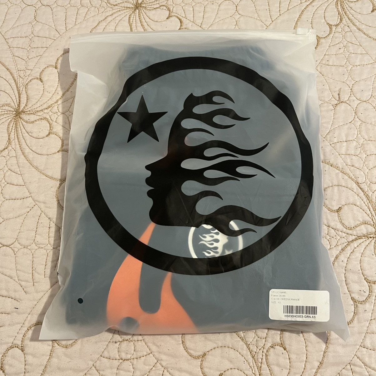 HELLSTAR Hellstar Flame Shorts Green/Orange Size X-small Size US 28 / EU 44 - 7 Thumbnail