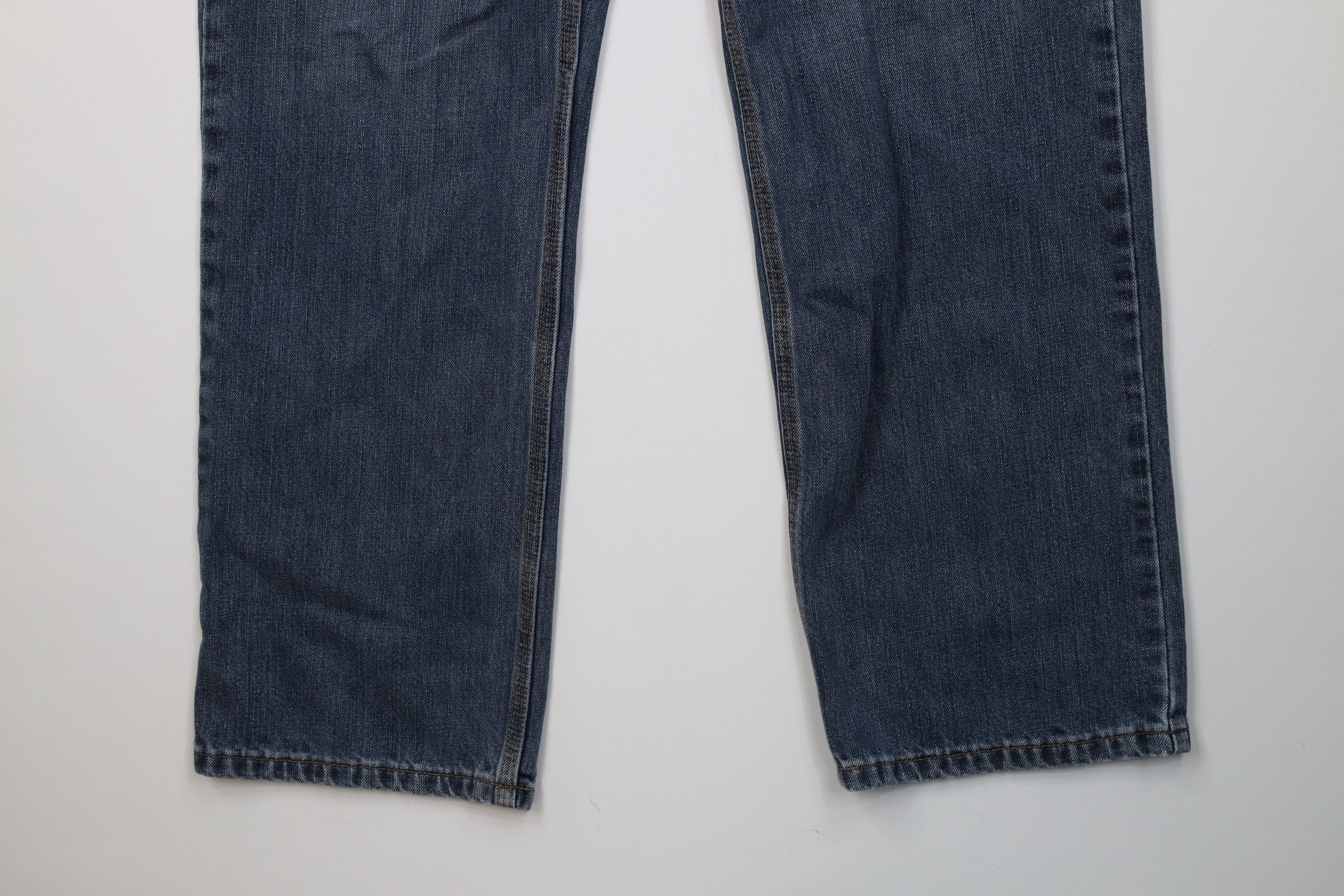 Carhartt Vintage Y2K Carhartt Relaxed Fit Wide Leg Denim Jeans Blue Size US 34 / EU 50 - 4 Thumbnail