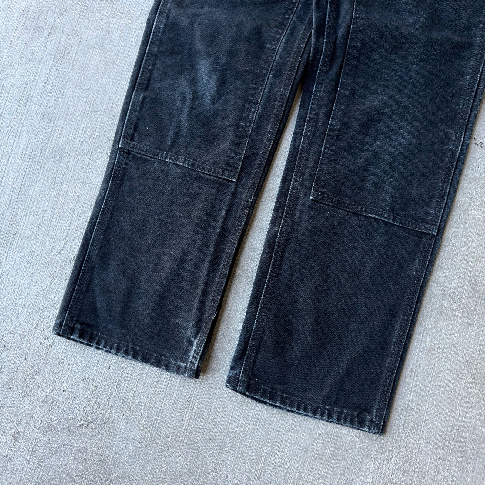 Carhartt × Vintage Vintage Y2K Carhartt black double knee work carpenter pants Size US 28 / EU 44 - 3 Thumbnail