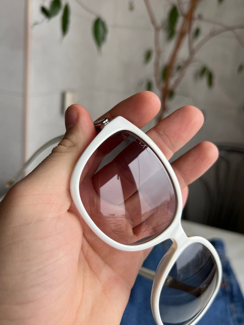 Designer × Vintage Enni Marco White Sunglasses Vintage Eyewear's Made in Italy Size ONE SIZE - 14 Thumbnail