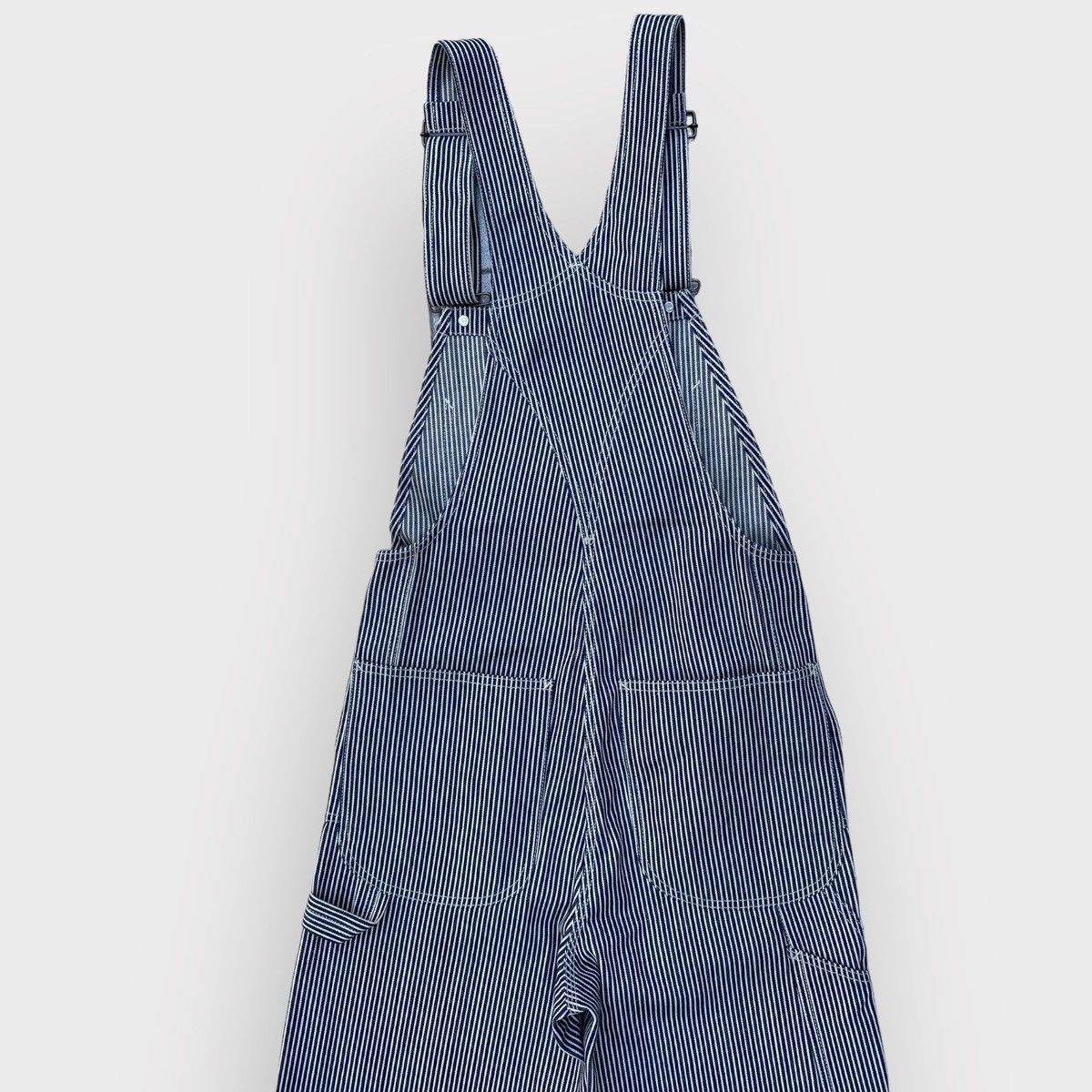 Celine × Hedi Slimane Celine Hickory Denim Overalls Size US 28 / EU 44 - 5 Thumbnail