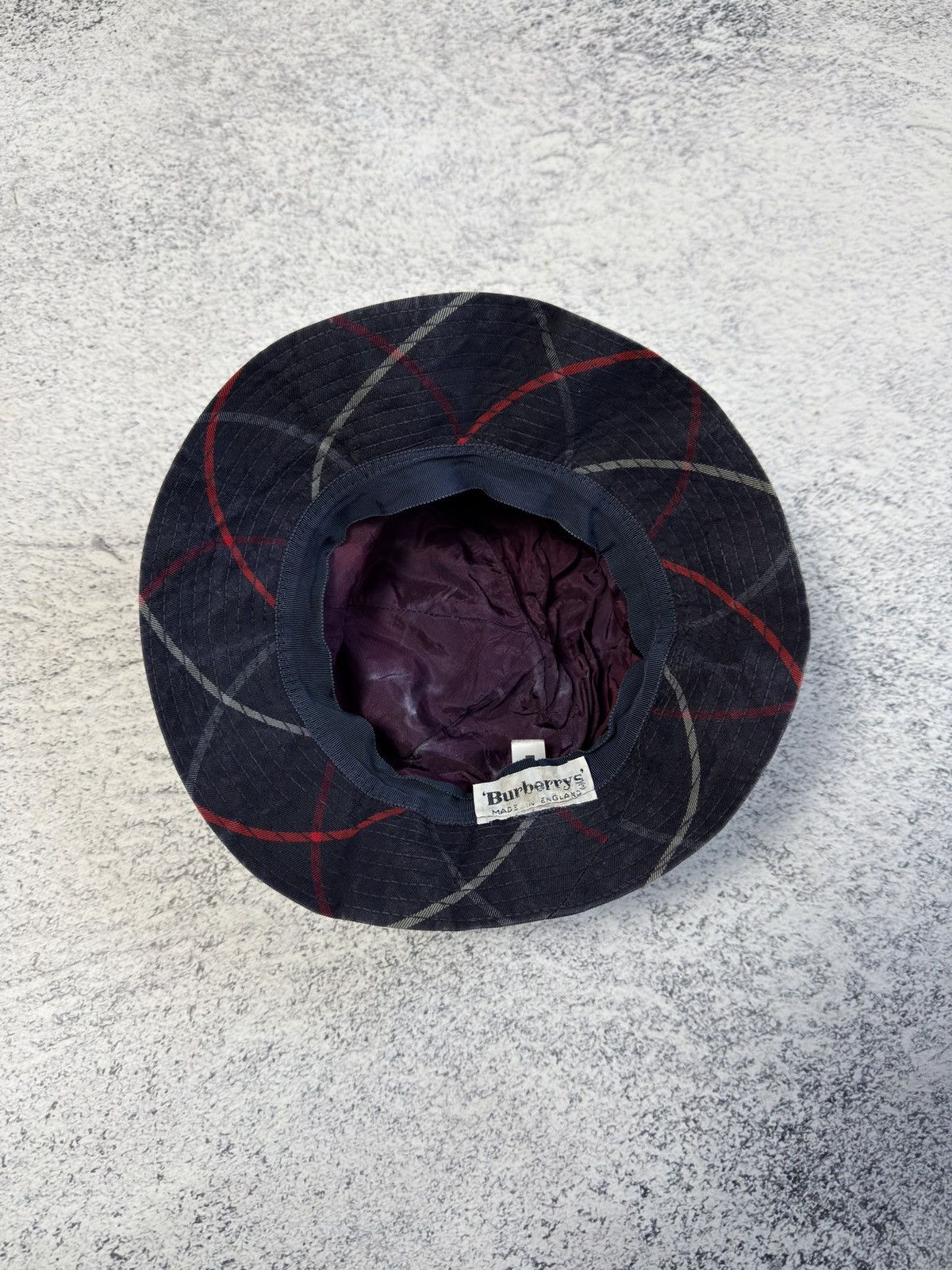 Burberry VINTAGE 90’s BURBERRY’S BUCKET HAT NOVA CHECK PANAMA Size ONE SIZE - 5 Thumbnail