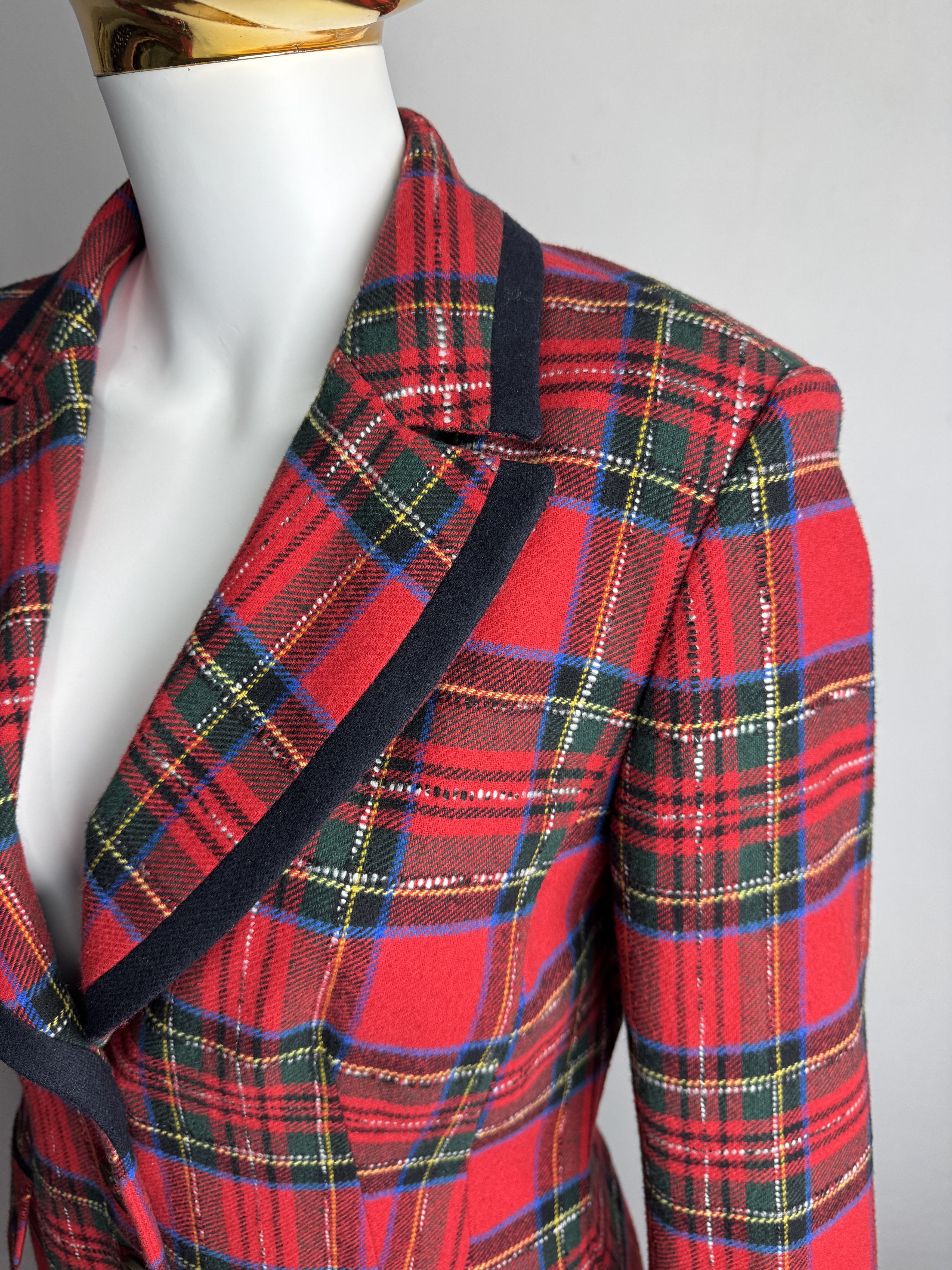 Other × Vintage GABRIELLA BENELLI vintage women’s tartan wool blend jacket Size S / US 4 / IT 40 - 10 Thumbnail