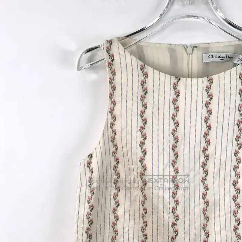Dior Dior Beige Silk Women's T. Size XS / US 0-2 / IT 36-38 - 3 Thumbnail