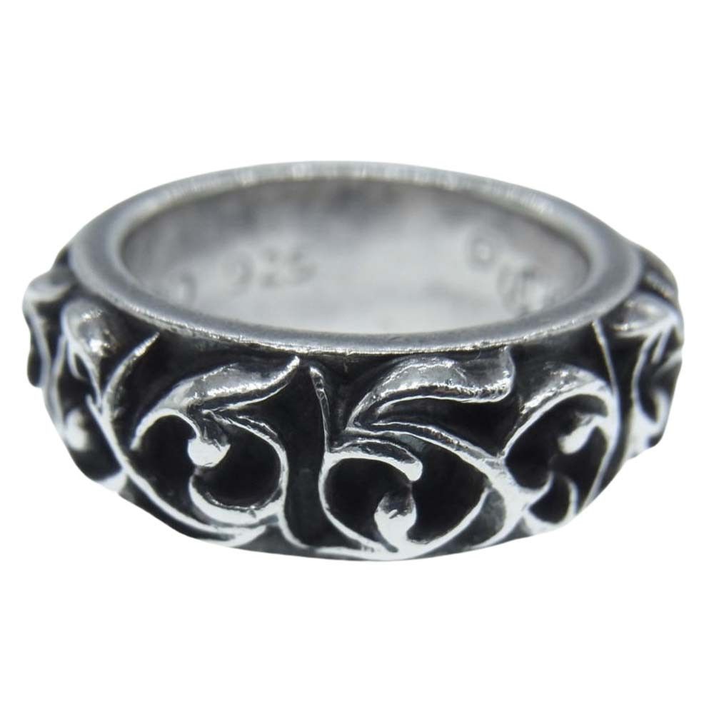 image of Chrome Hearts Eternity Vine Band Ring - Size 6 in Silver, Men's