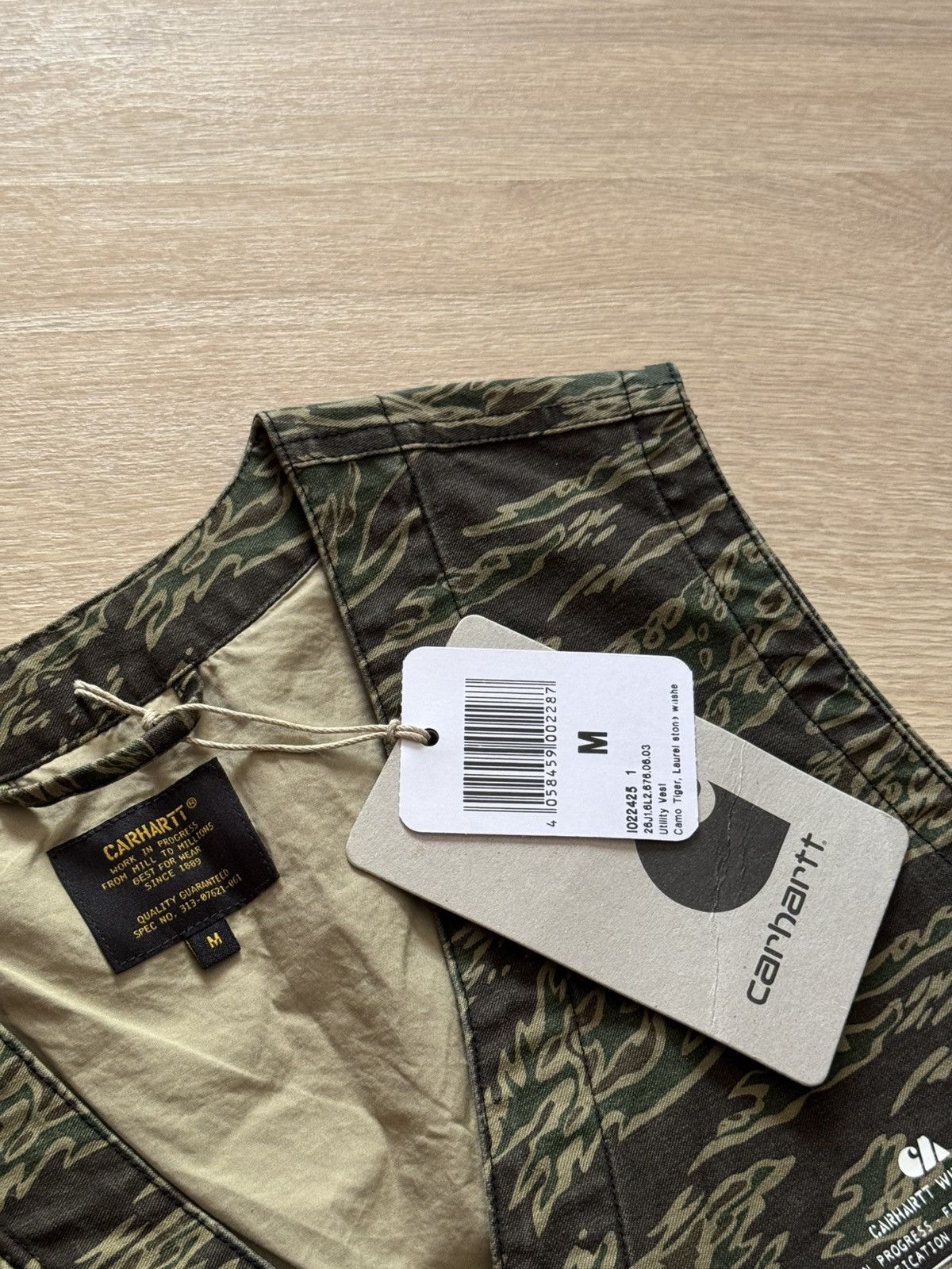 Carhartt Wip Carhartt WIP Tiger Camo Utility Vest Size US M / EU 48-50 / 2 - 6 Thumbnail