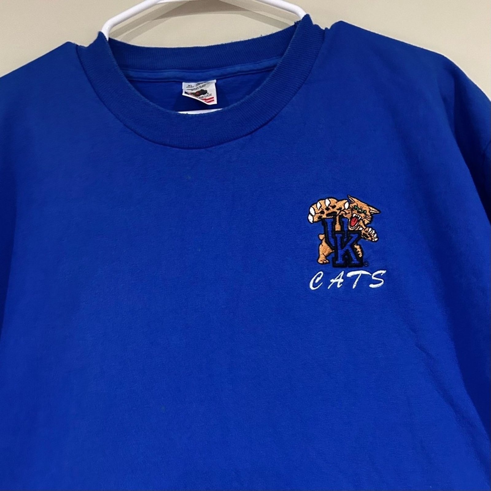 Fruit Of The Loom Vintage Kentucky Wildcats Shirt Size US XL / EU 56 / 4 - 2 Thumbnail