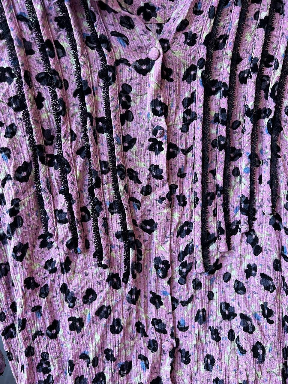Zadig & Voltaire ZADIG&VOLTAIRE RASPAIL PRINT PINK FLOWERS ART DRESS SIZE S Size S / US 4 / IT 40 - 9 Thumbnail