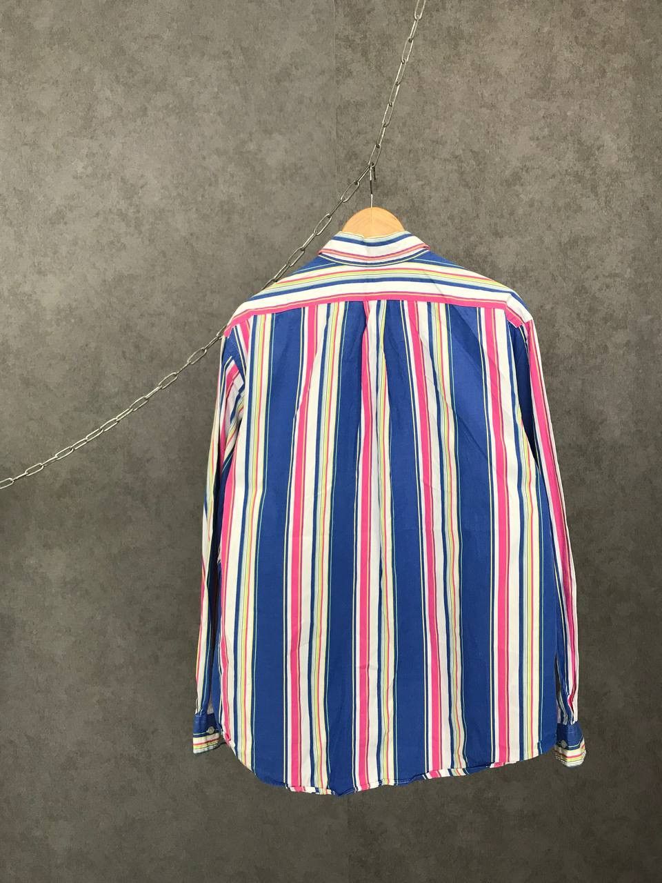 Polo Ralph Lauren Polo Ralph Lauren vintage striped designer logo shirt Size US XXL / EU 58 / 5 - 6 Thumbnail
