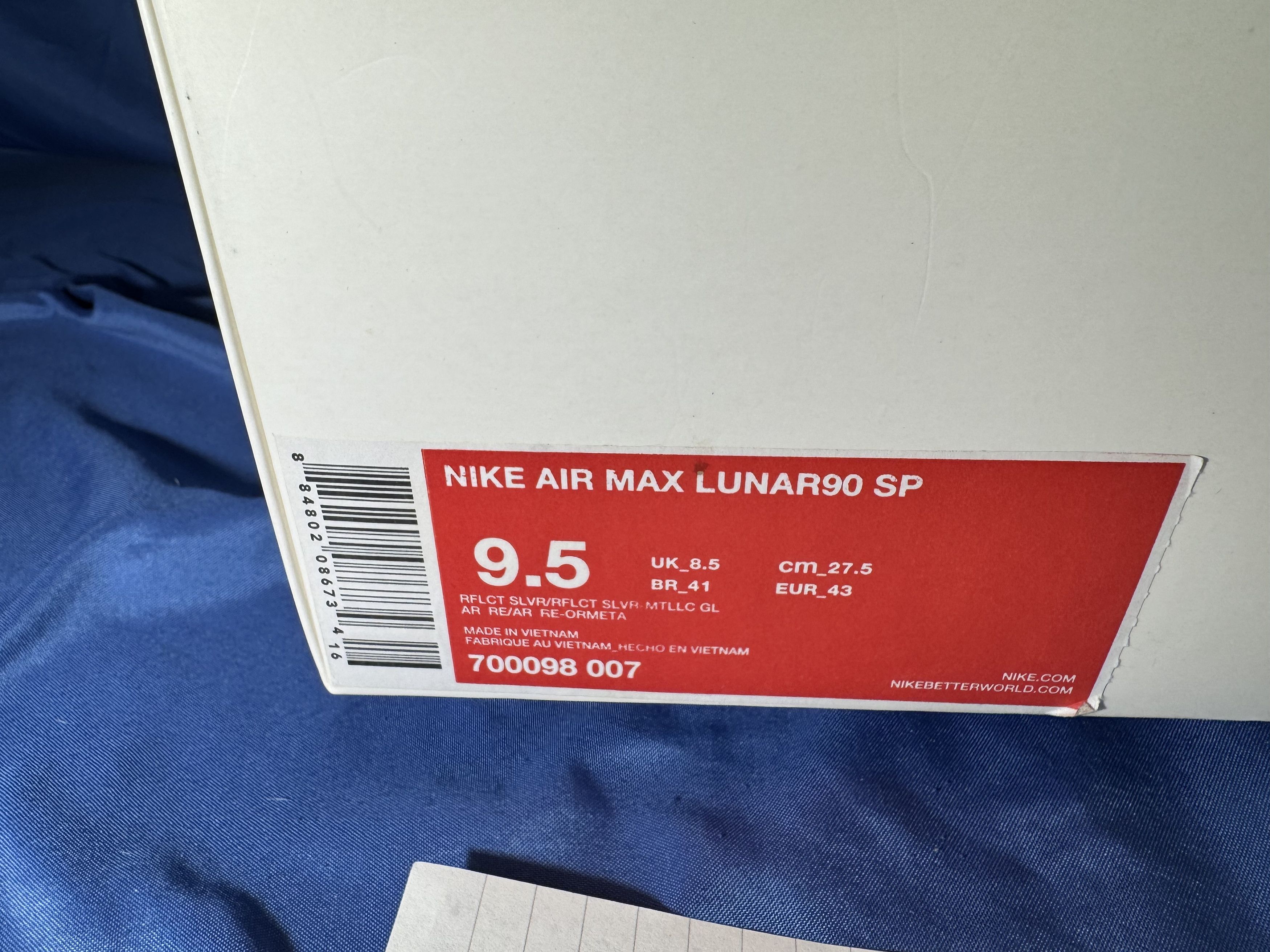 Nike Nike air max lunar 90s reflective moon sneakers size 9.5 Size US 9.5 / EU 42-43 - 10 Thumbnail