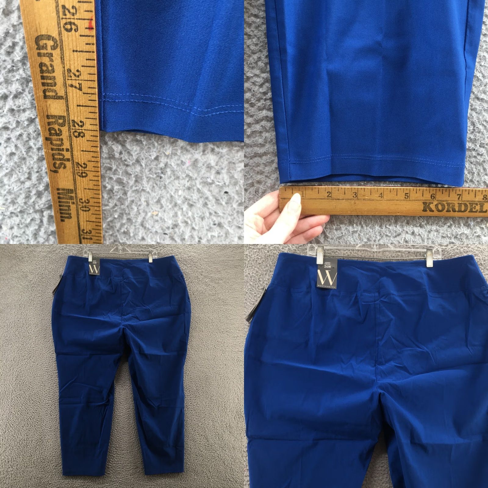 Worthington Worthington Skinny Pants Womens 24W - Blue Casual Size 42" / US 20 - 8 Thumbnail
