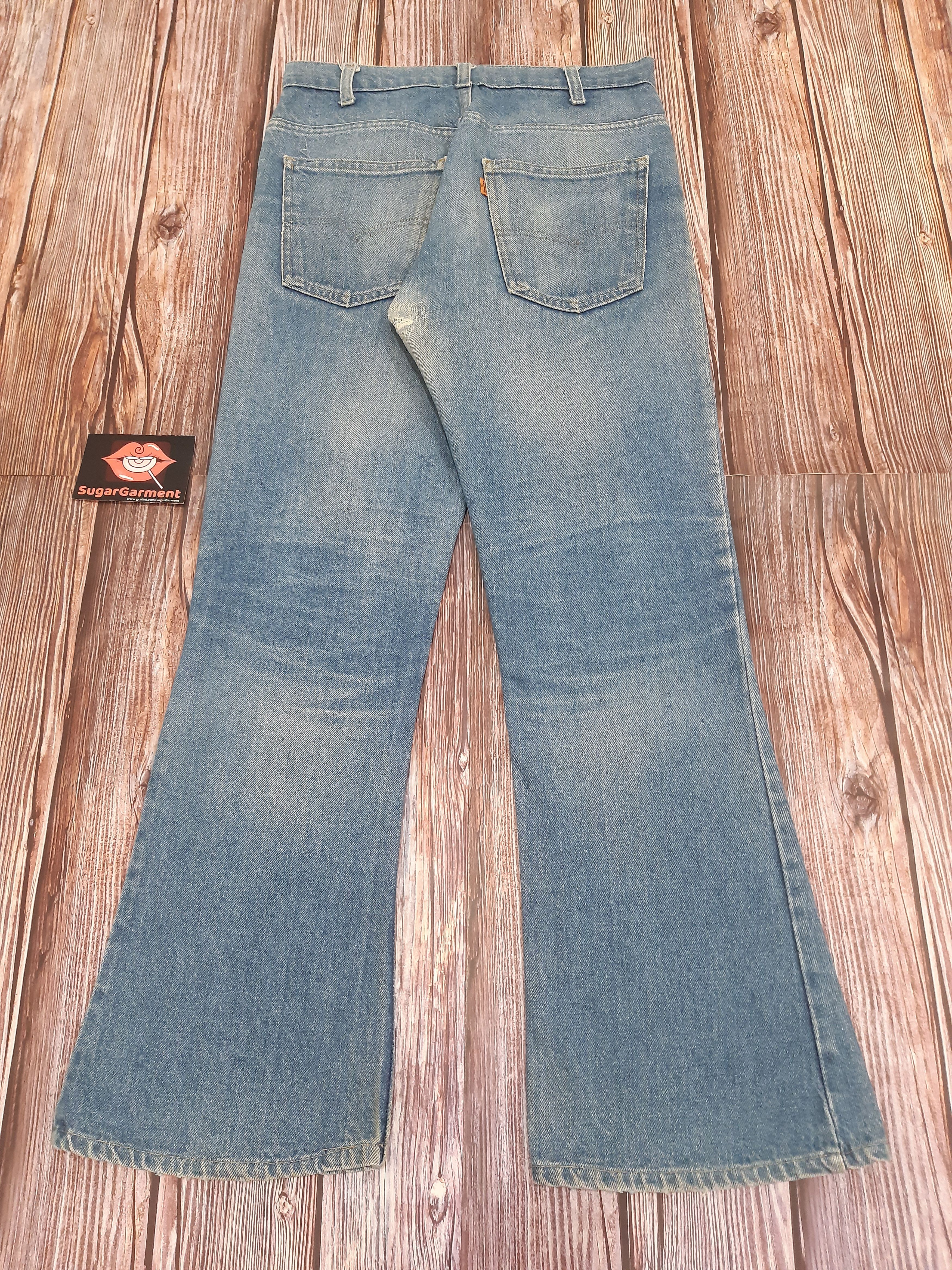Levi's Levis 646 Bell Bottom Flare Bootcut Orange Tab TALON Jeans Size US 30 / EU 46 - 11 Thumbnail