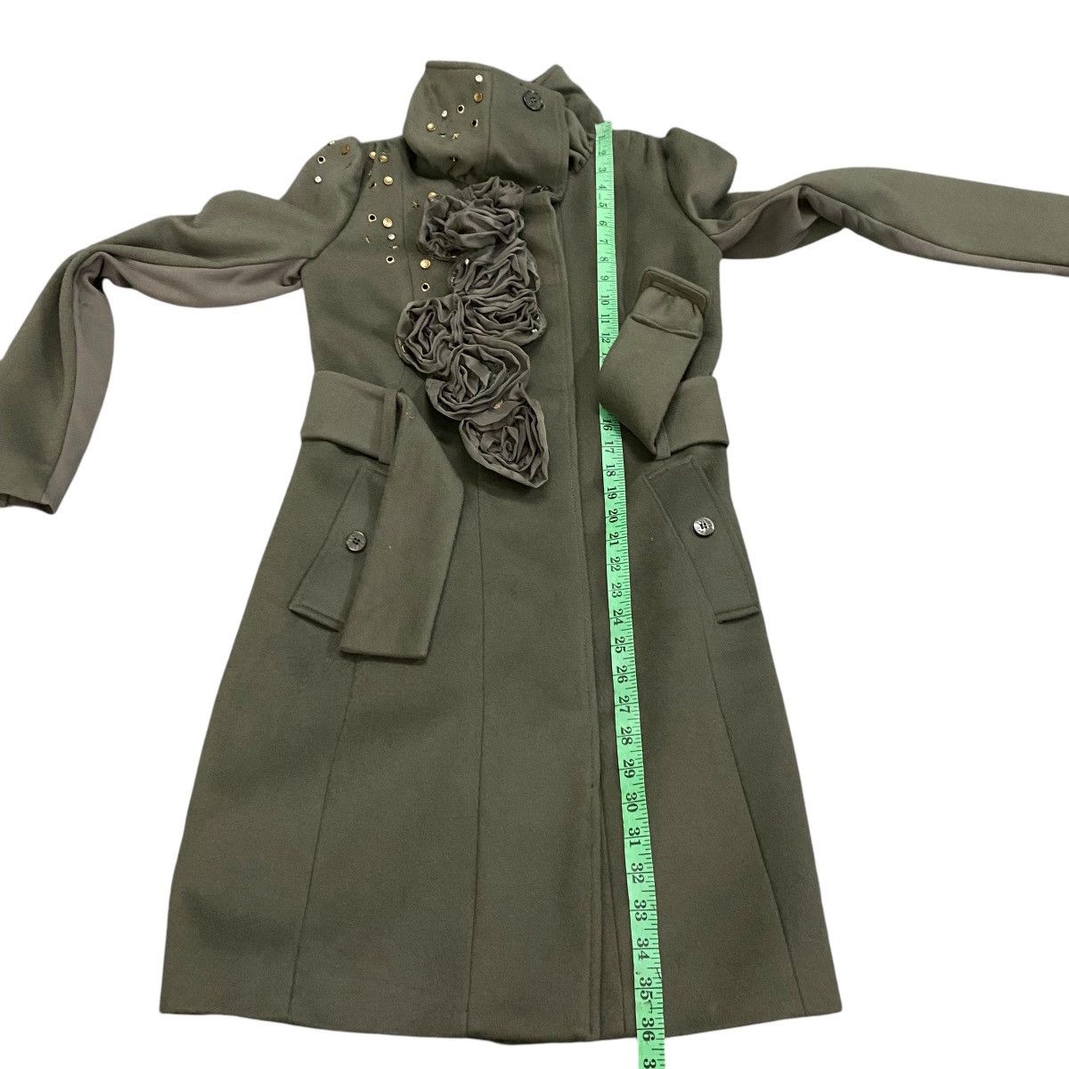 Patrizia Pepe Patrizia Pepe Firenze Cappotto/Coat Green Lane Colour Size M / US 6-8 / IT 42-44 - 17 Thumbnail
