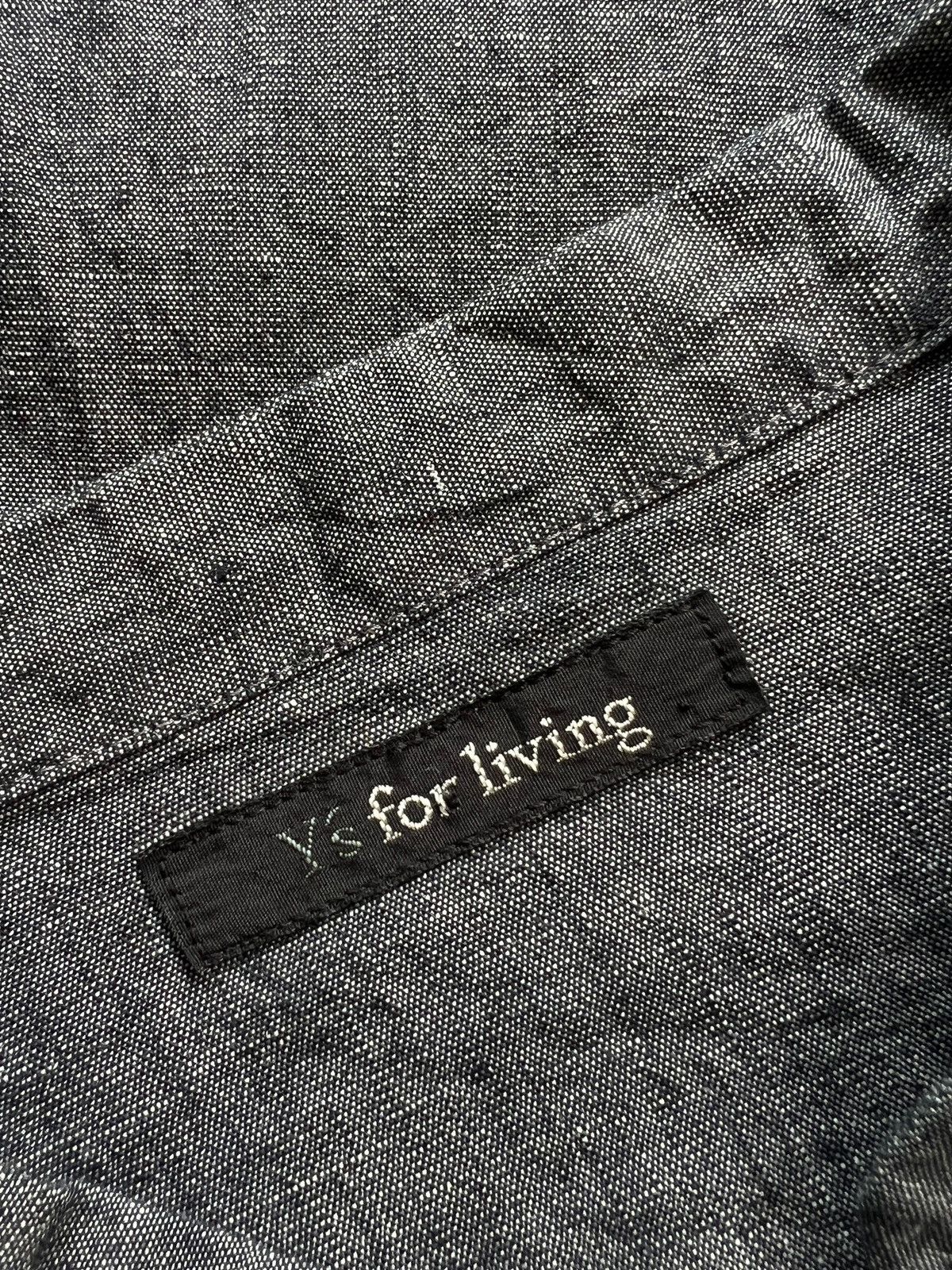Yohji Yamamoto 1990s Y’s For Living Mandarin Collar Light Outer Size L / US 10 / IT 46 - 10 Thumbnail