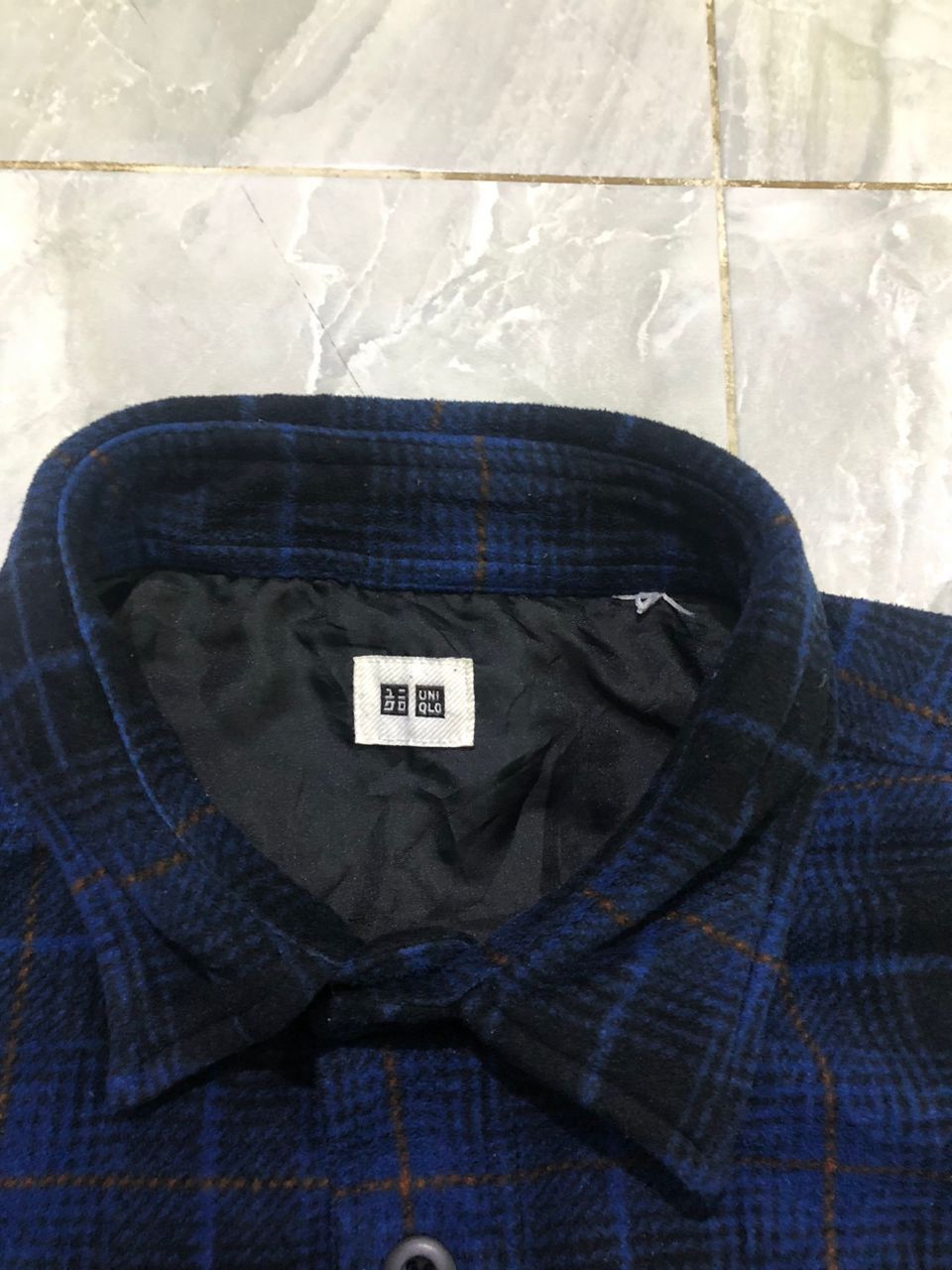 Japanese Brand × Uniqlo Uniqlo Blue Tartan Button-ups Fleece Shirt Size US XL / EU 56 / 4 - 7 Thumbnail