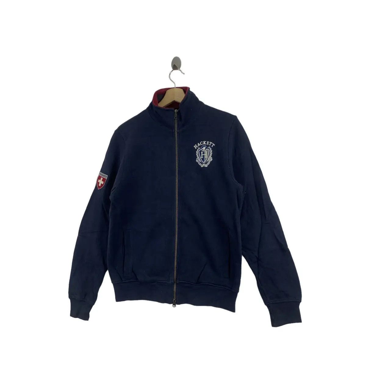 Hackett Vintage HACKETT LONDON KLOSTERS Snow Polo Zipper Sweater Size US S / EU 44-46 / 1 - 6 Thumbnail