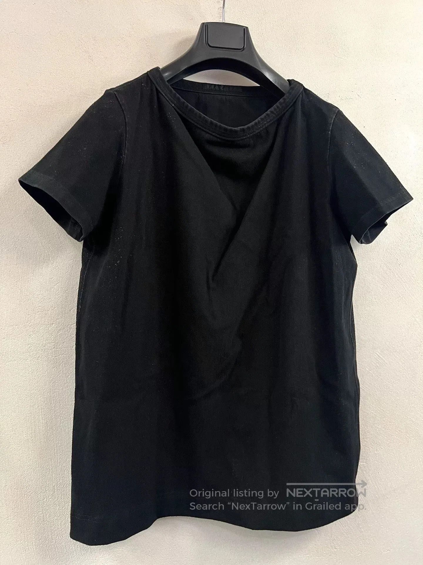 Julius Julius 7 Black Coated Denim T-shirt. Size US M / EU 48-50 / 2 - 1 Thumbnail