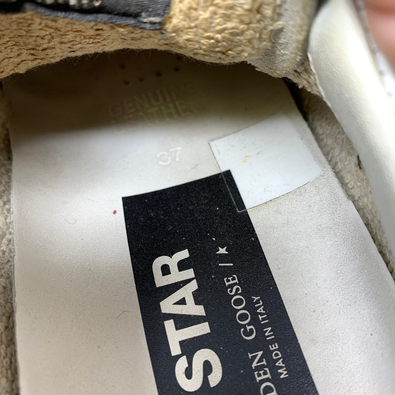 Golden Goose Golden Goose Hi Star Platform Sneakers 37 US 7 White Silver Size US 7 / IT 37 - 8 Thumbnail