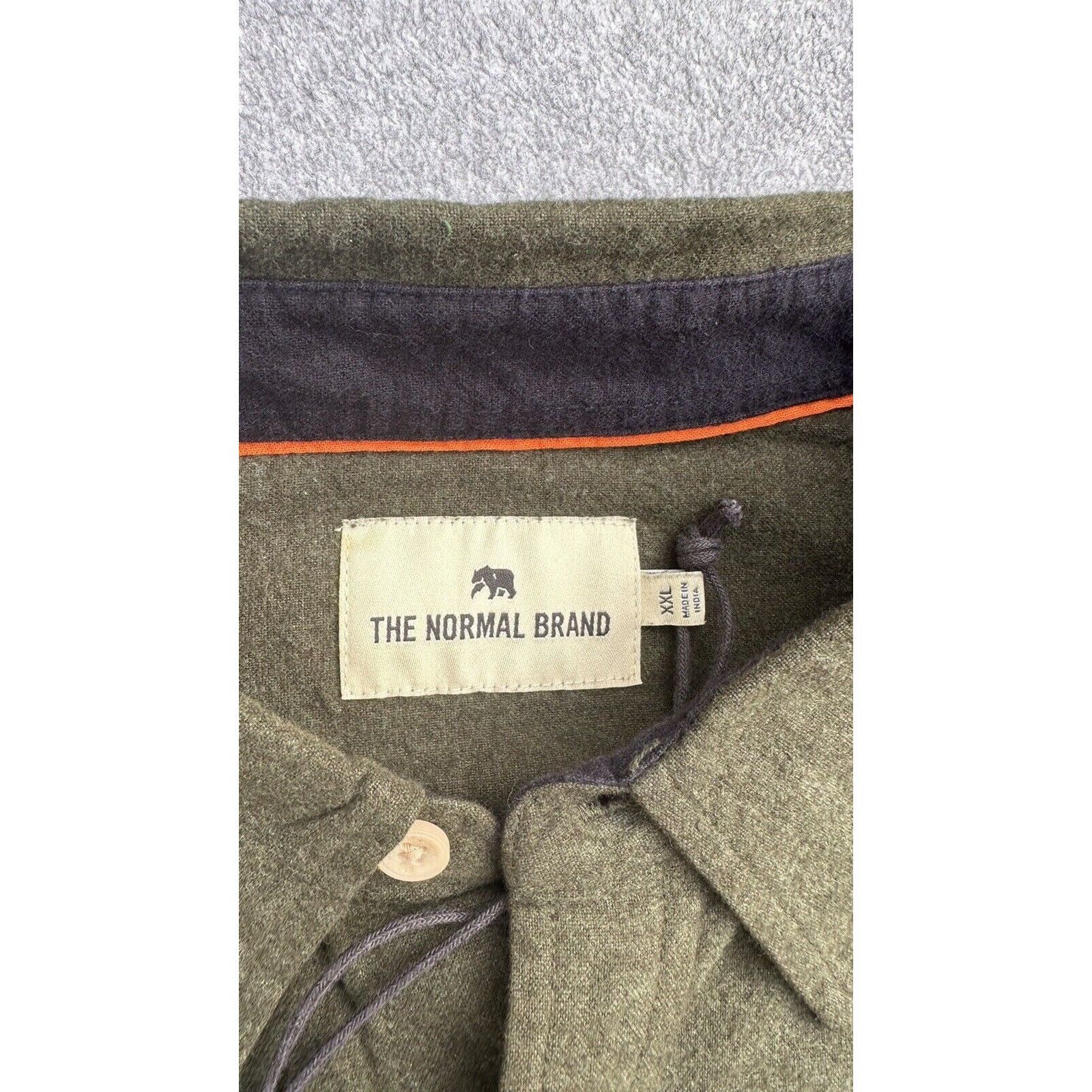 Other The Normal Brand Chamois Woven Button Up Shirt Sz XXL NWT Size US XXL / EU 58 / 5 - 4 Thumbnail