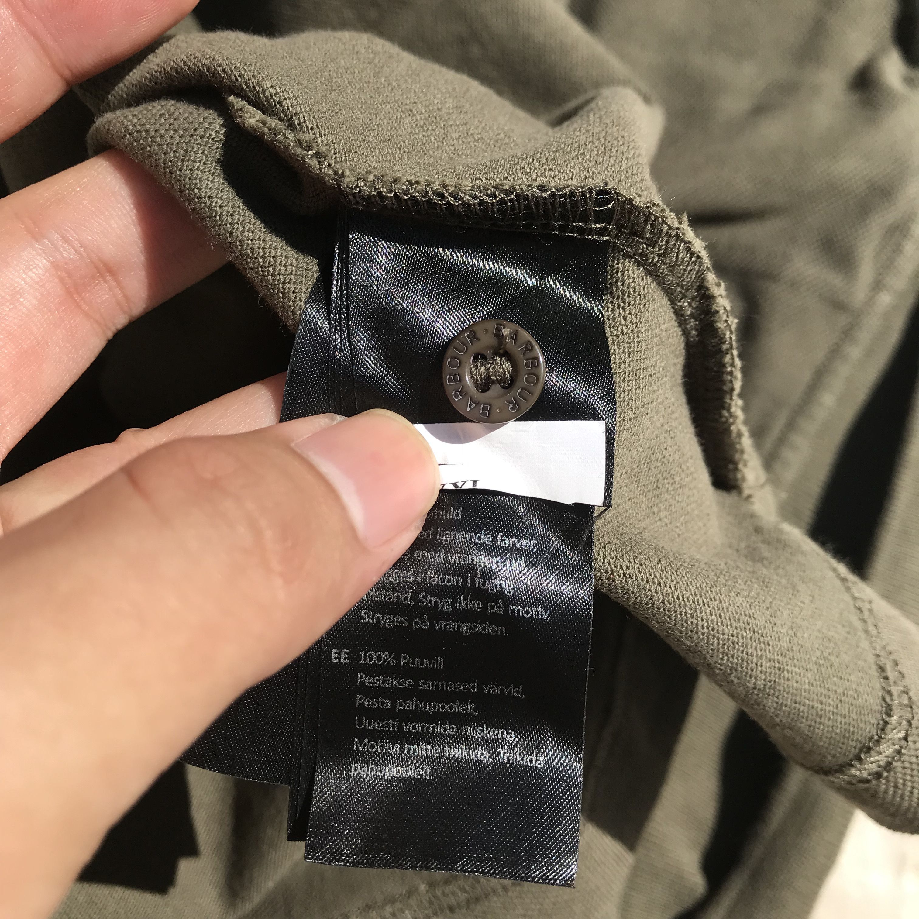 Barbour Barbour Green Olive Polo Shirt Made in Portugal Size US XXL / EU 58 / 5 - 6 Thumbnail