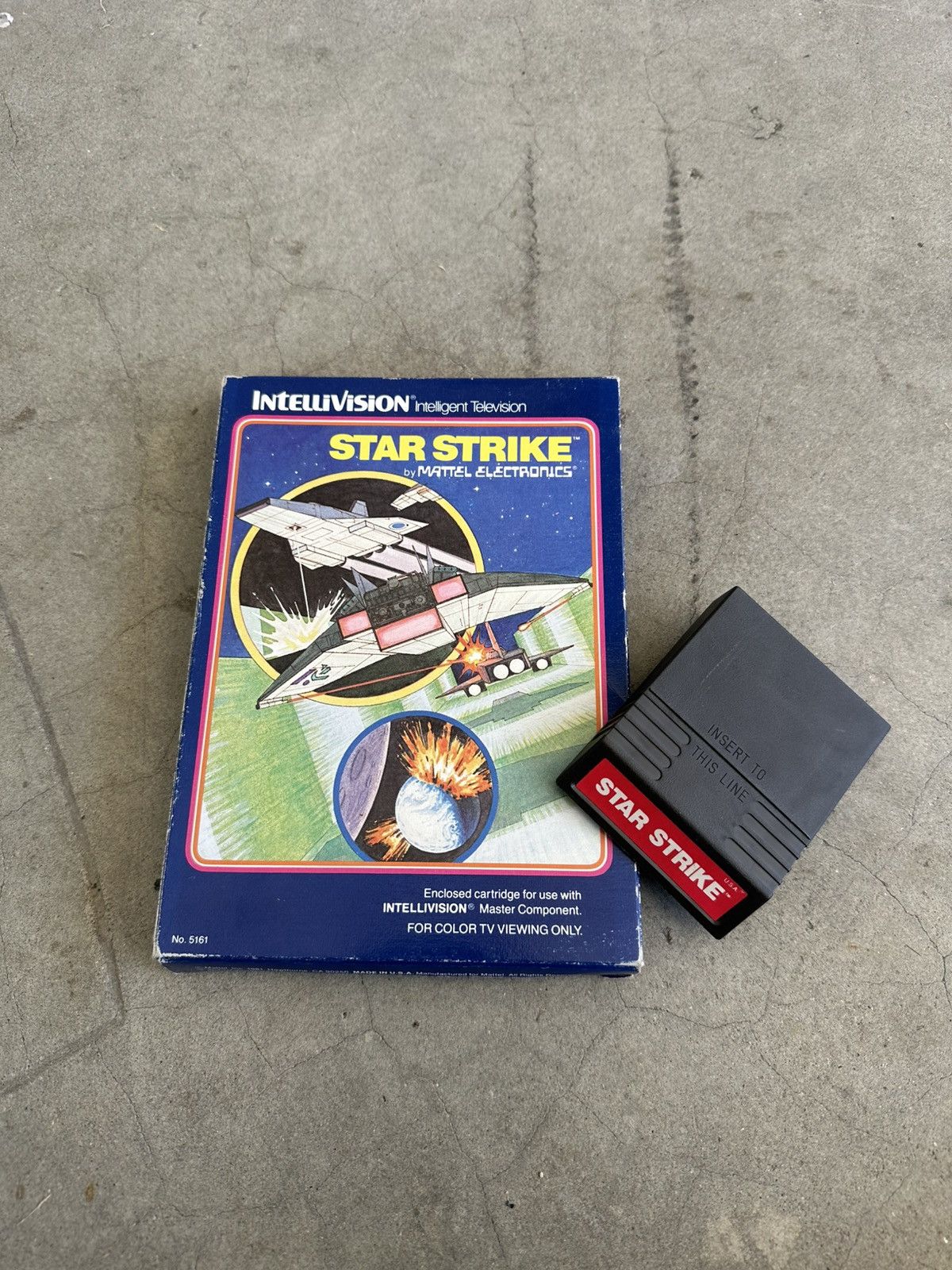 Nintendo Intellivision Boxed Video Game - Star Strike - Working Size ONE SIZE - 1 Thumbnail