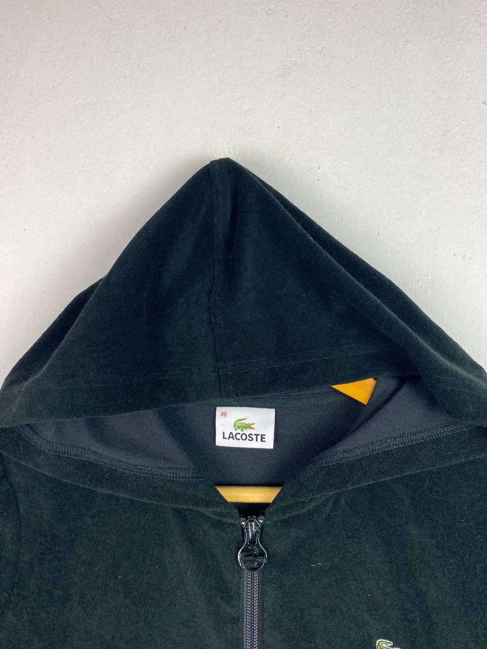 Lacoste lacoste black velvet hoodie nice design Size M / US 6-8 / IT 42-44 - 2 Thumbnail