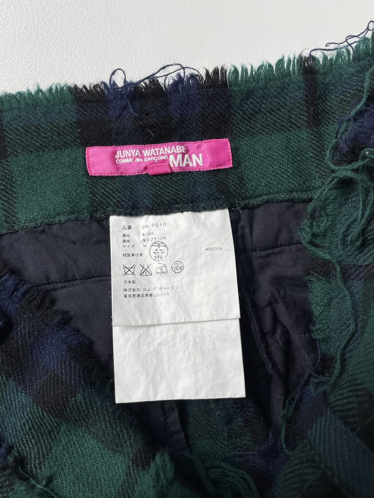 Comme des Garcons A/W 04 Tartan Check Wool Trousers Size 28" / US 6 / IT 42 - 5 Thumbnail