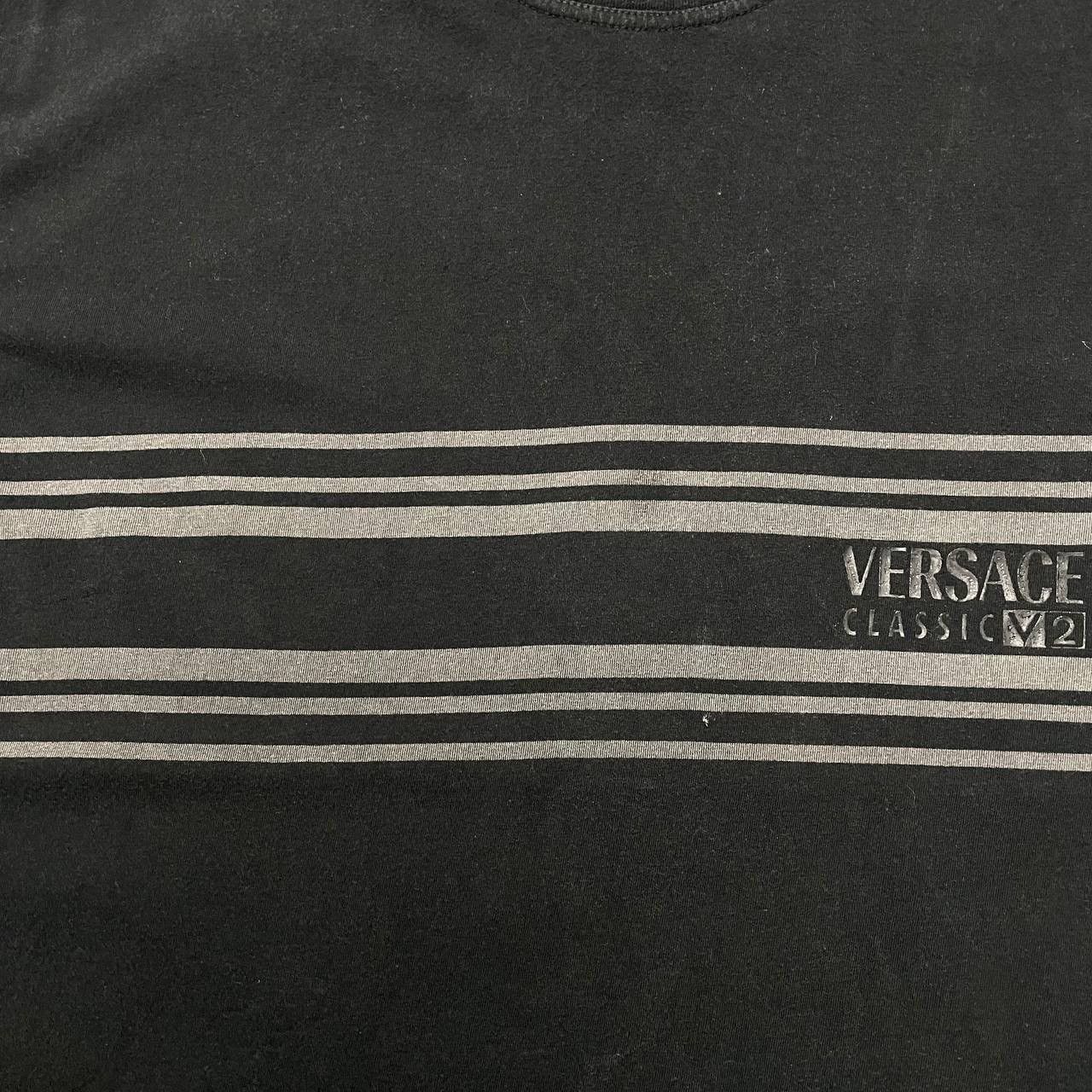 Versace × Vintage Vintage 2000s Versace Classic V2 Long Sleeve T Shirt Faded Size US XL / EU 56 / 4 - 6 Thumbnail