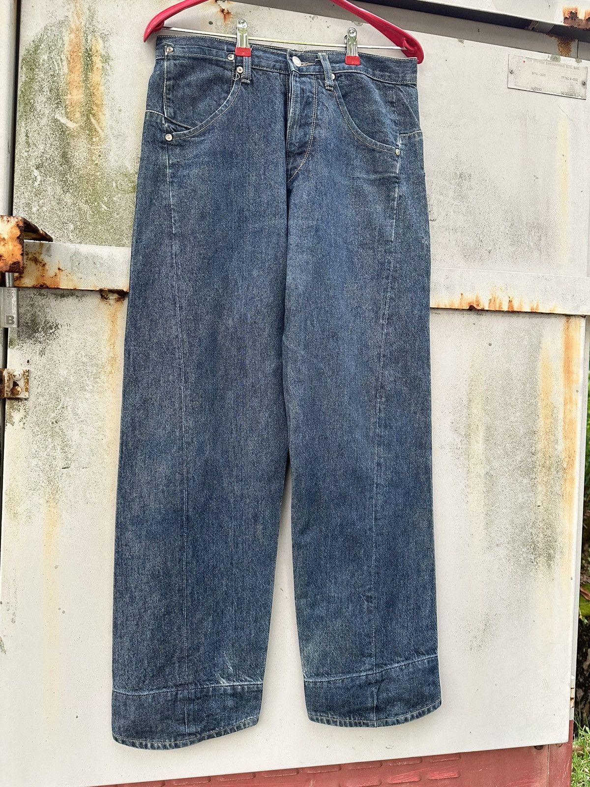 Levi's Vintage Clothing 👹Vintage Levis Engineered Jeans Loose Fit Jeans Size US 28 / EU 44 - 7 Thumbnail