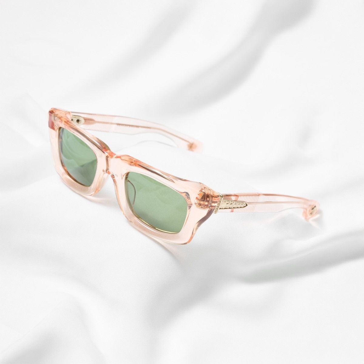 Chrome Hearts CHROME HEARTS STEEZIN PINK CRYSTAL SUNGLASSES Size ONE SIZE - 1 Thumbnail